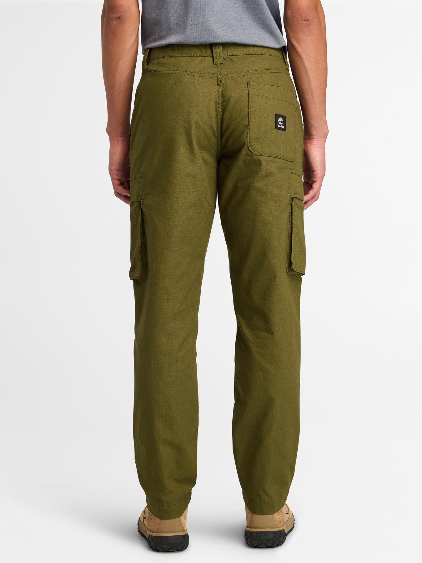 timberland-timberland-ripstop-utility-cargo-trousers-greenstillFront