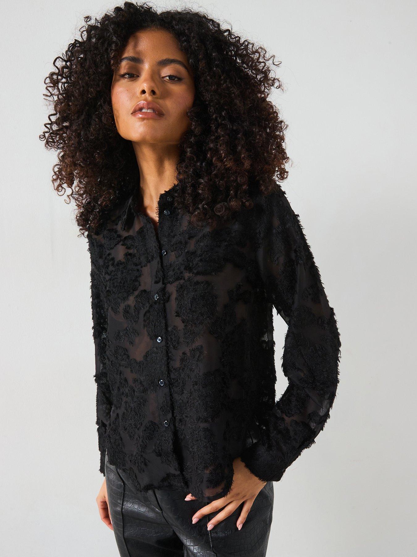 jdy-sheer-textured-shirt-black