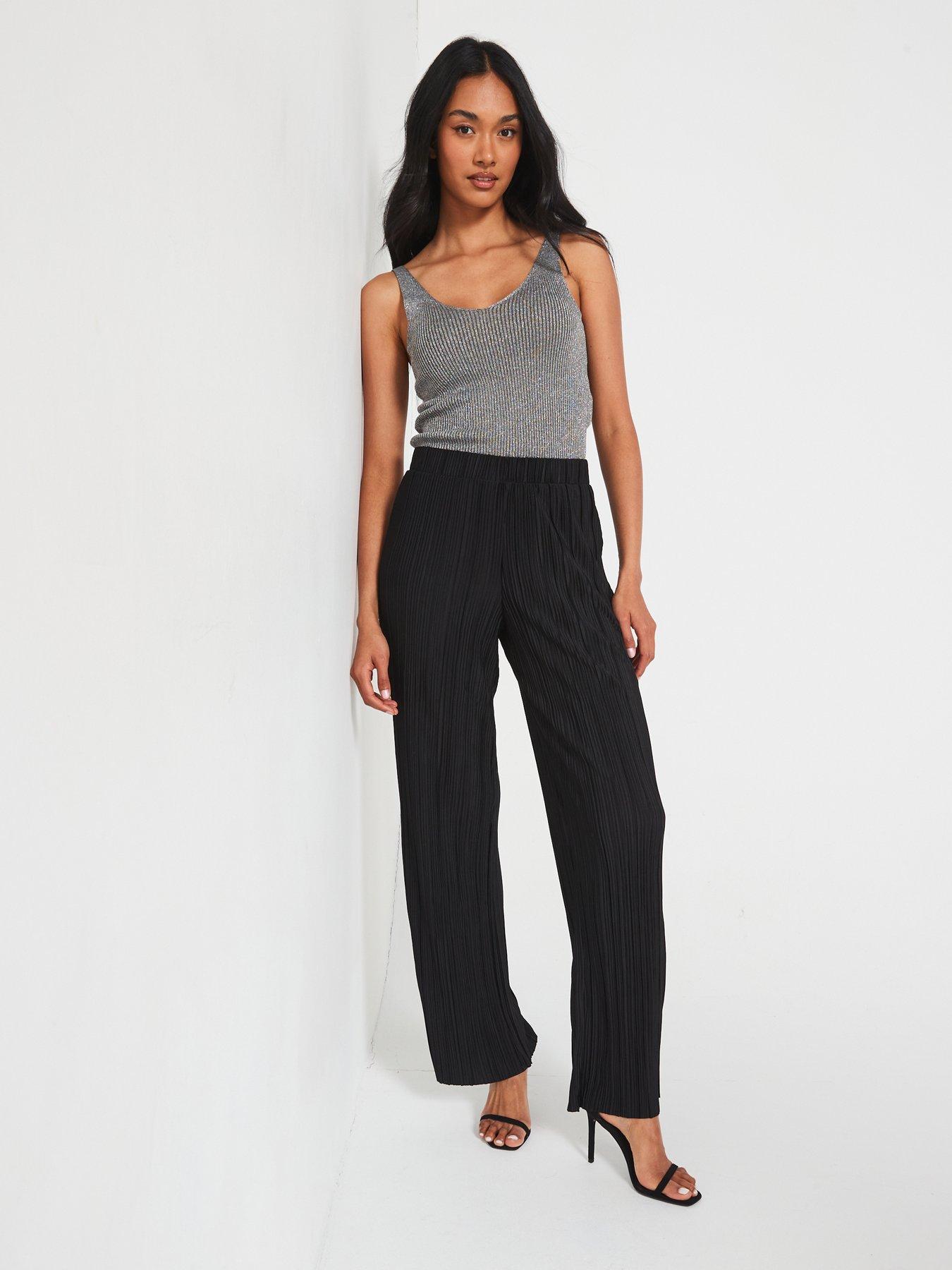 jdy-bravo-pleated-jersey-pants-blackback