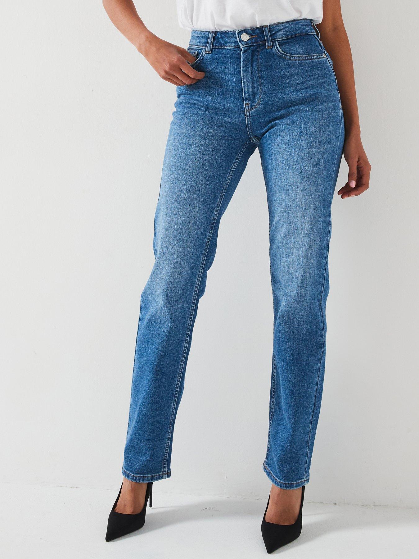 only-midi-rise-straight-leg-jeans-medium-blue