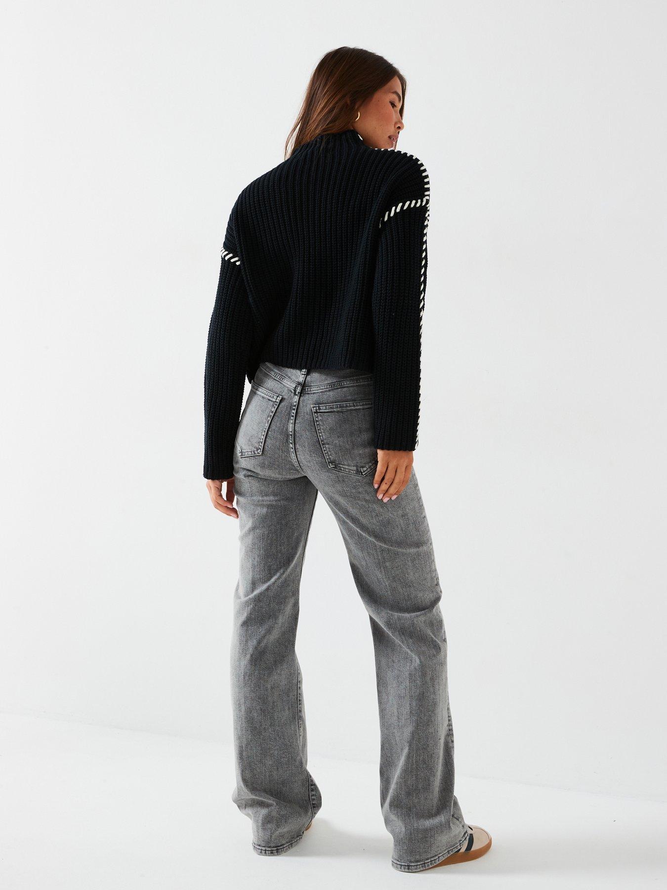 vero-moda-long-sleeve-funnelneck-stitch-detail-pullover-blackdetail