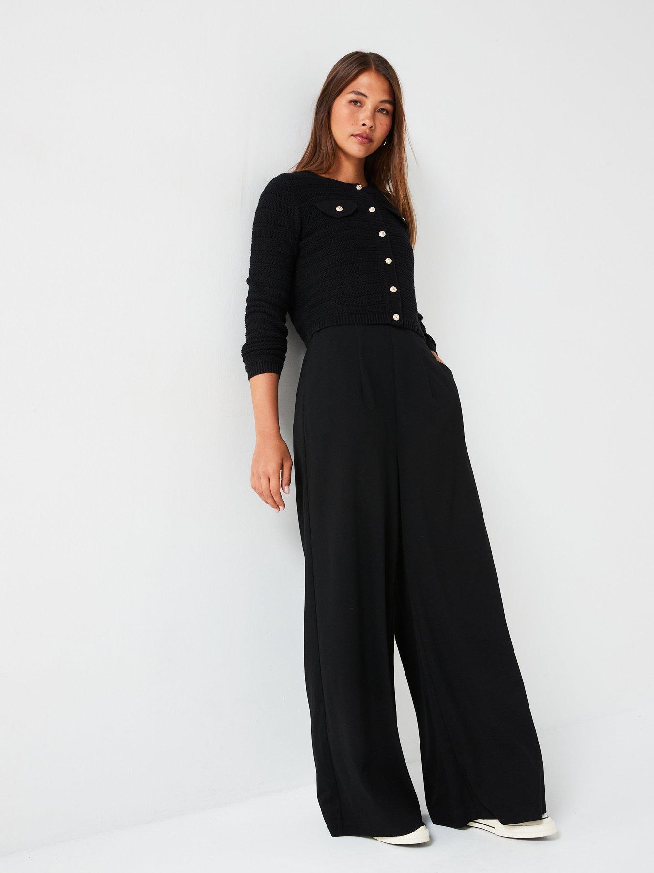 vero-moda-button-down-long-sleeve-cardigan-blackback