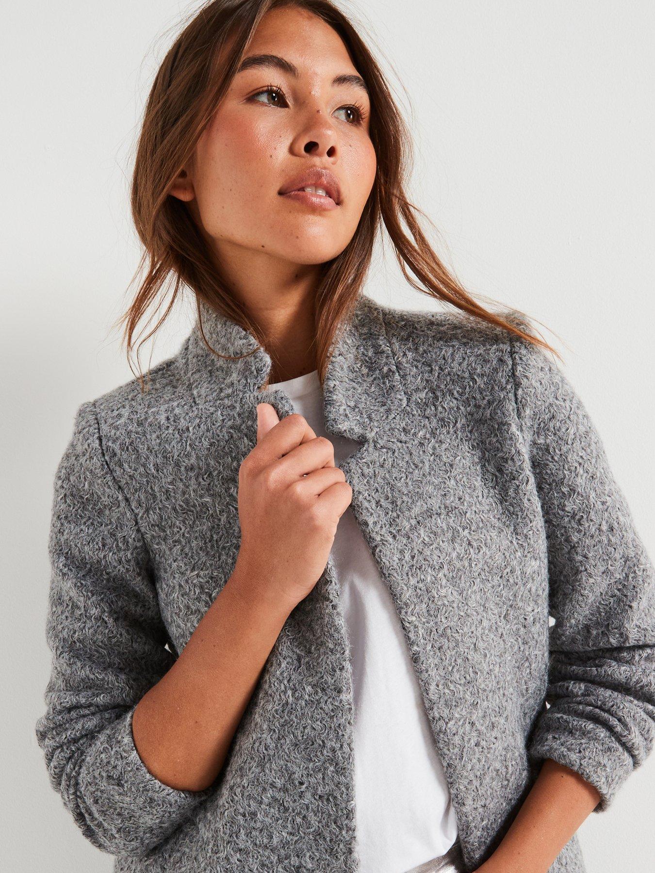 vero-moda-long-sleeve-woll-open-collar-jacket-greyoutfit