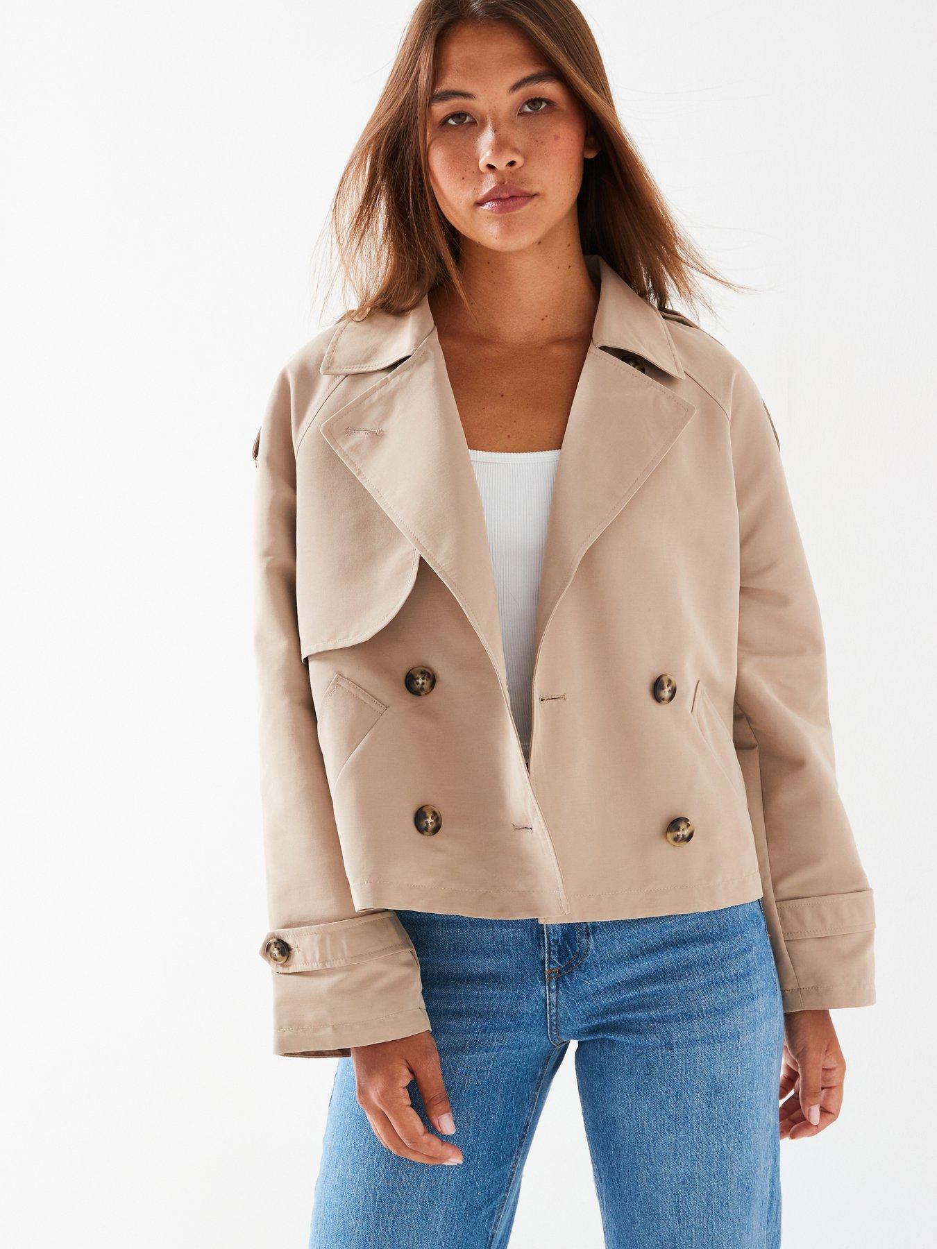 vero-moda-short-trench-coat-beige