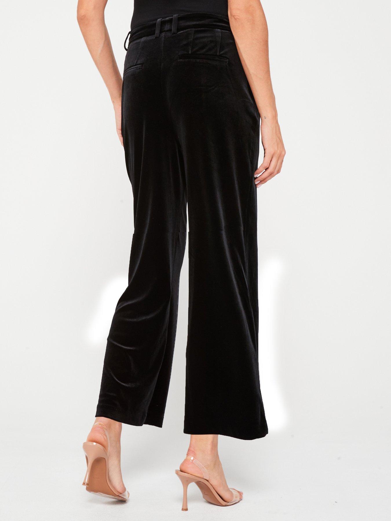 vero-moda-high-waist-velvet-pant-blackstillFront