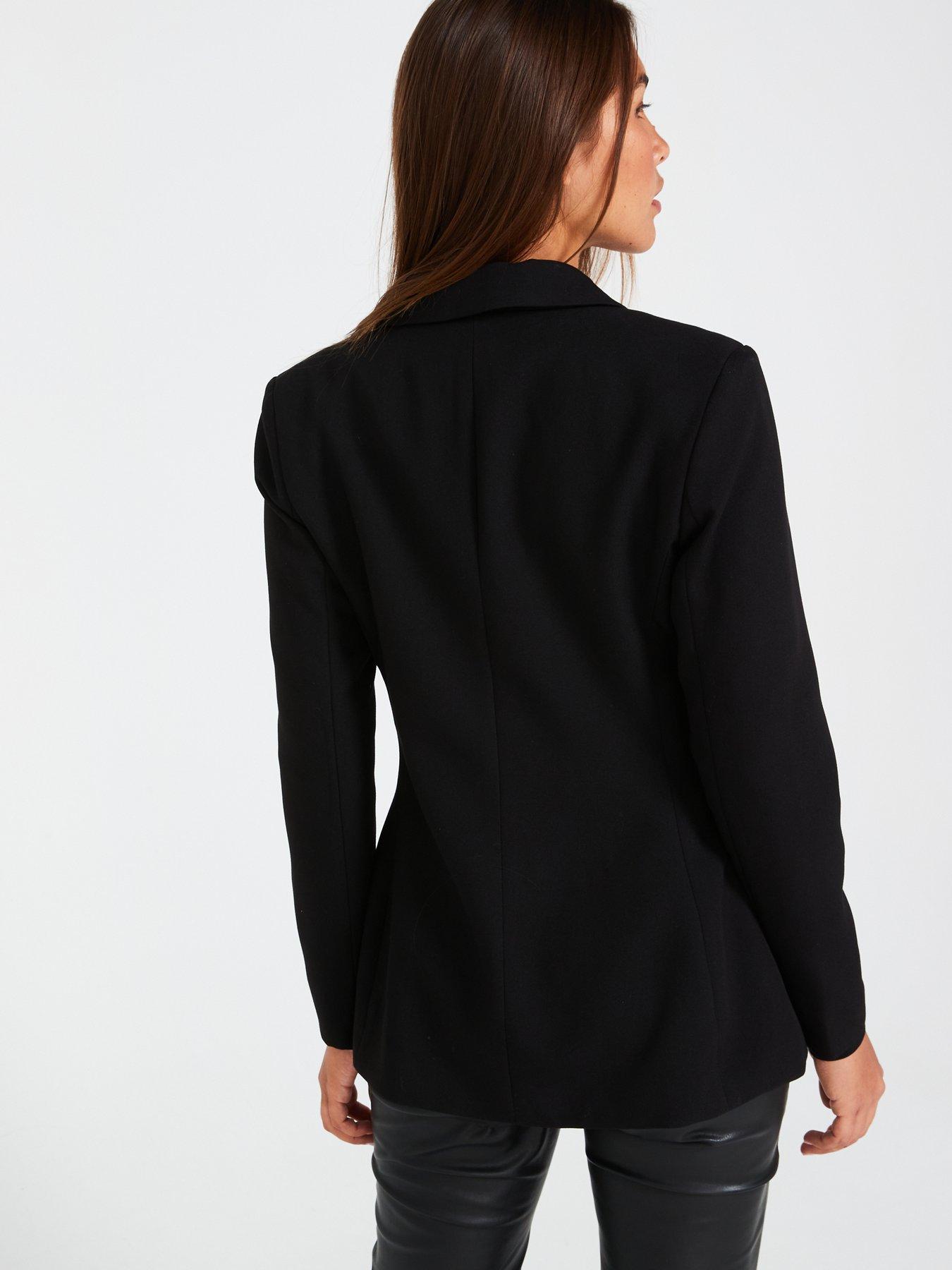 vero-moda-fitted-long-sleeve-blazer-blackstillFront