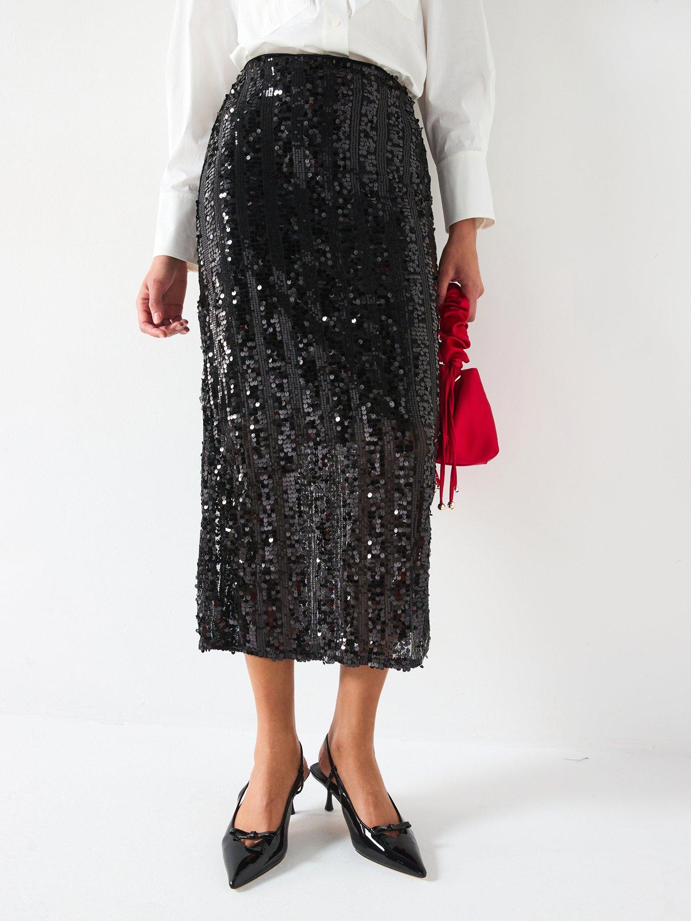 vero-moda-high-waist-sequin-midi-skirt-black