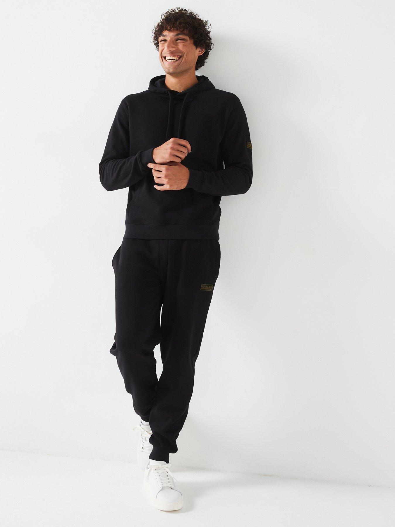 Barbour International Barbour International - Exclusive - Overhead Hoodie Tracksuit - Black