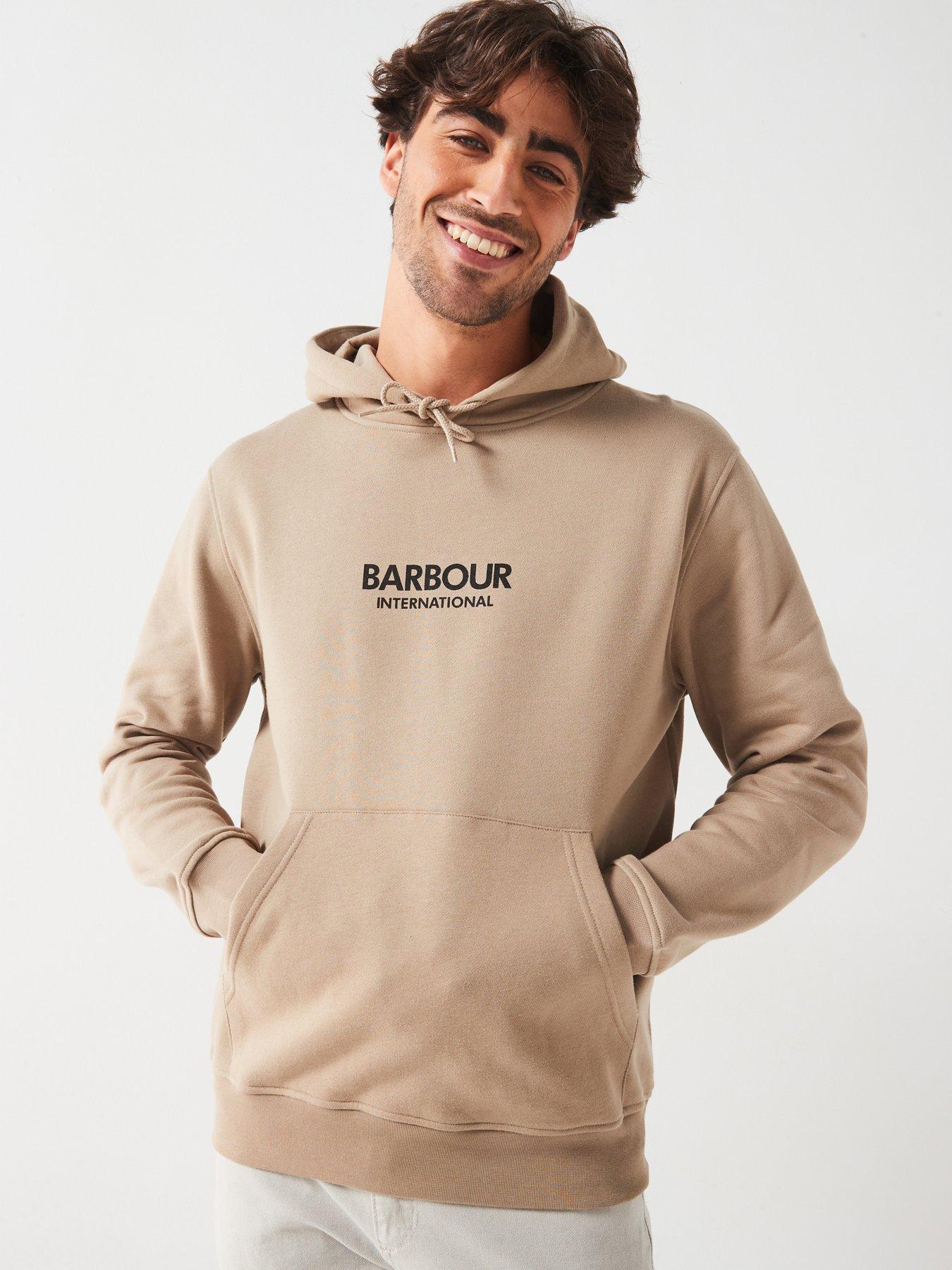 undefined Barbour International - Exclusive - Mapped Overhead Hoodie - Beige