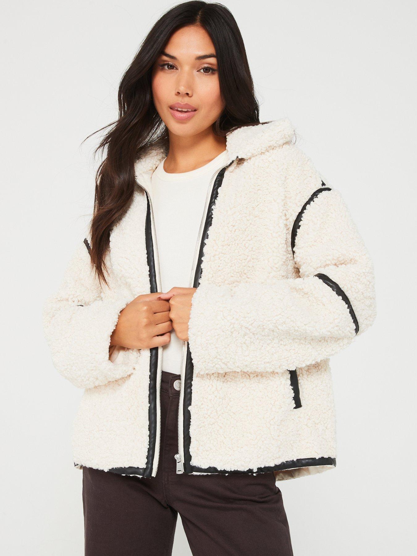 only-teddy-jacket-creamfront