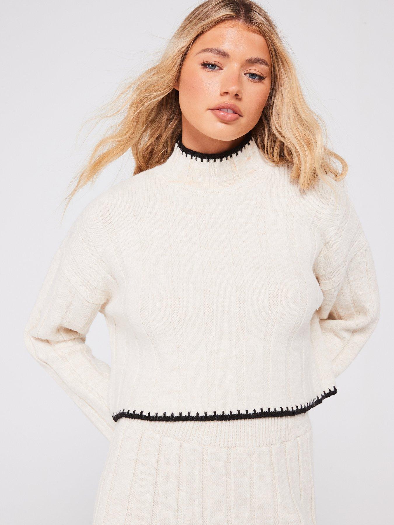 only-stitch-detail-high-neck-jumper-cream