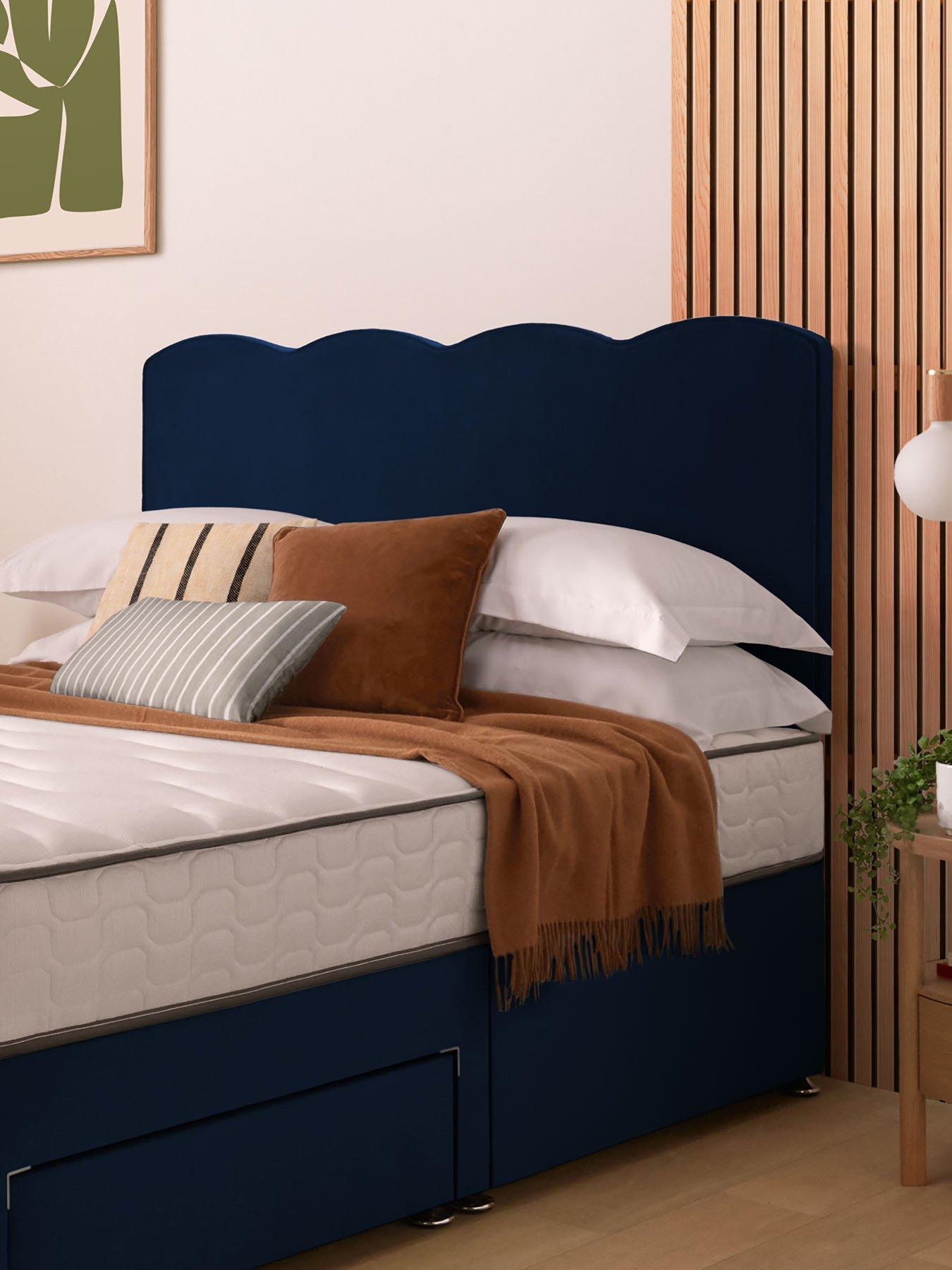 silentnight-velvet-wave-headboard-navy