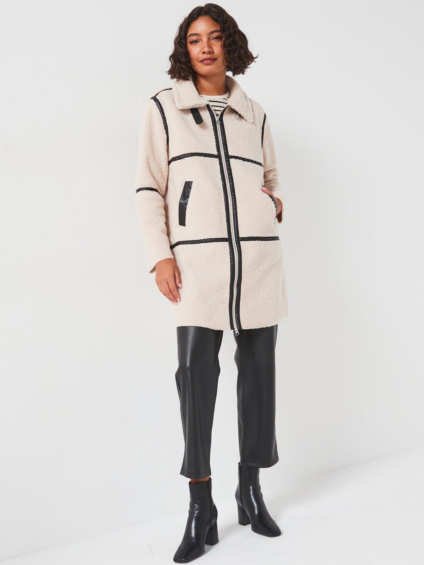 jdy-teddy-longline-coat-cream