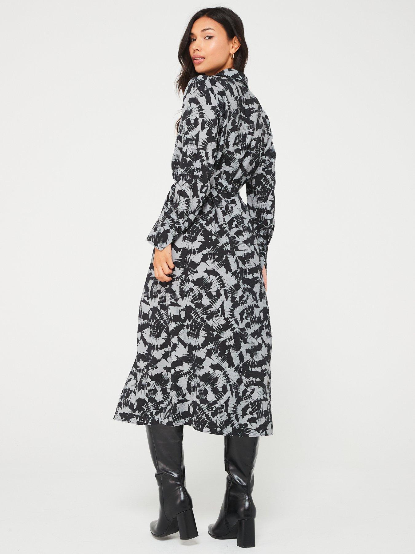 jdy-printed-midi-shirt-dress-greystillFront