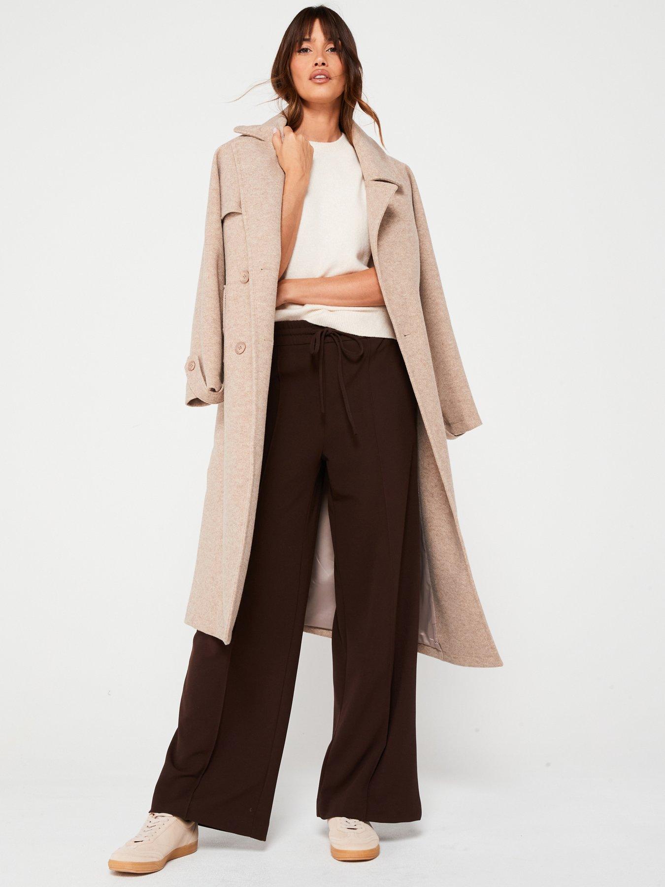 vila-high-waist-wide-leg-pant-brown