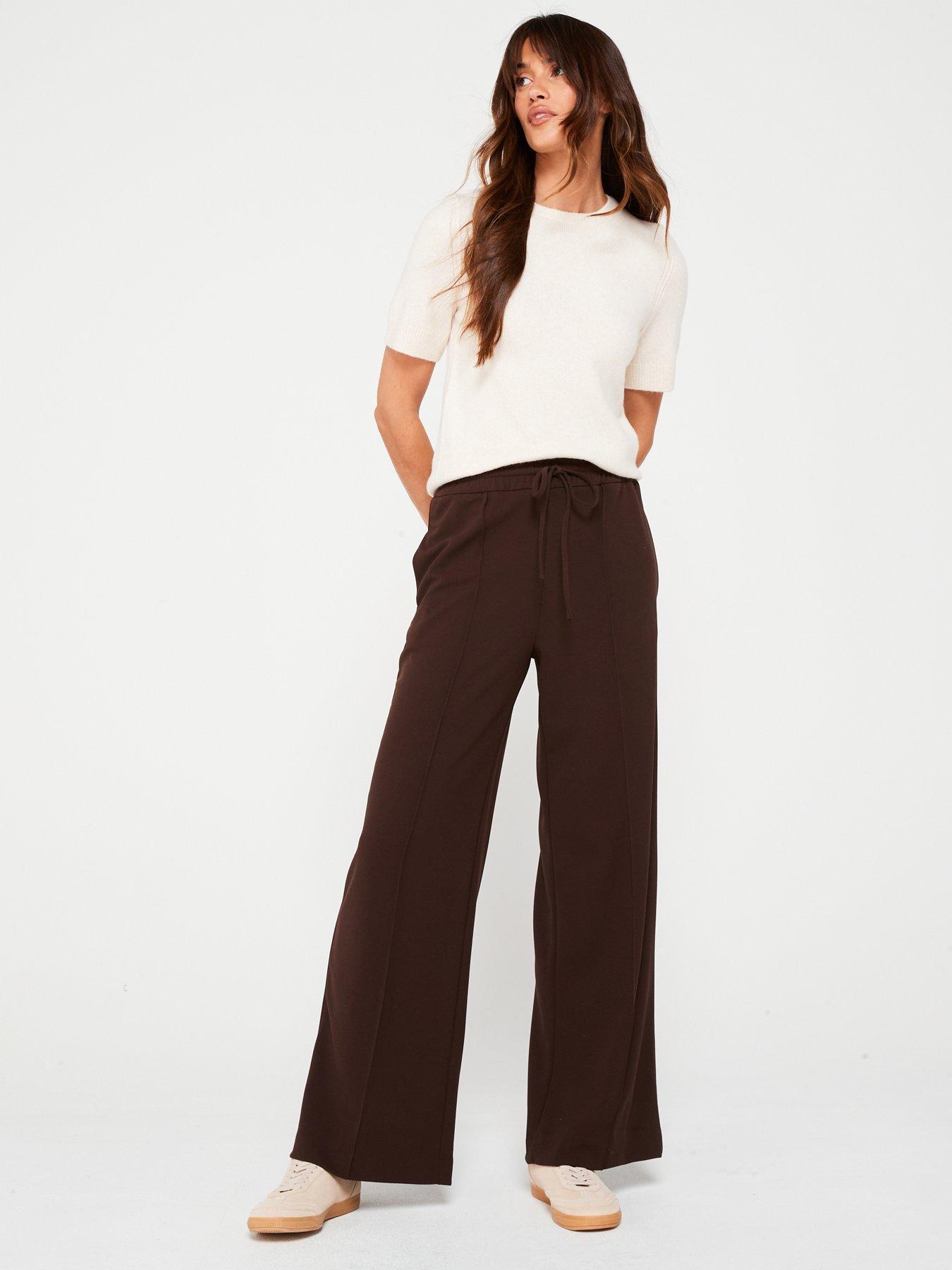 vila-high-waist-wide-leg-pant-brownback