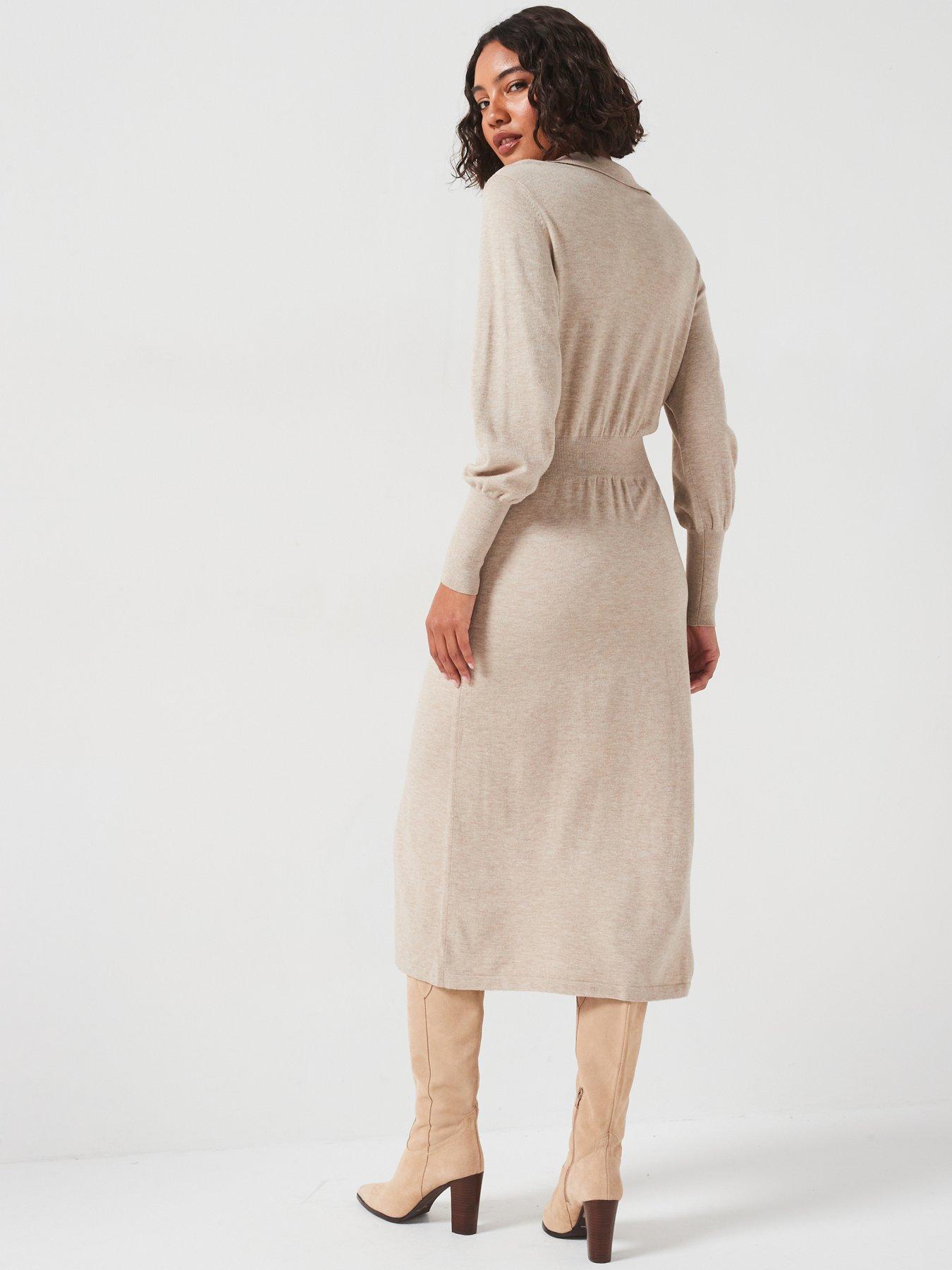 vila-collar-rib-knit-midi-dress-naturalstillFront