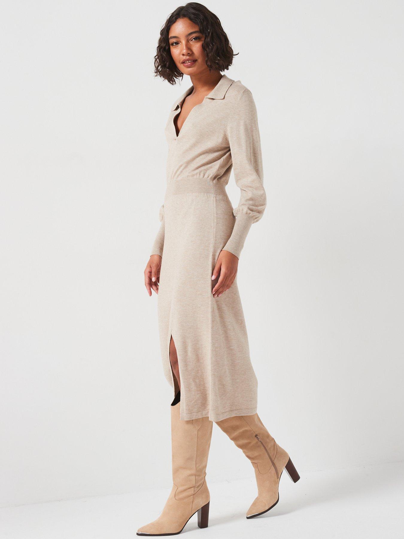 vila-collar-rib-knit-midi-dress-naturaldetail