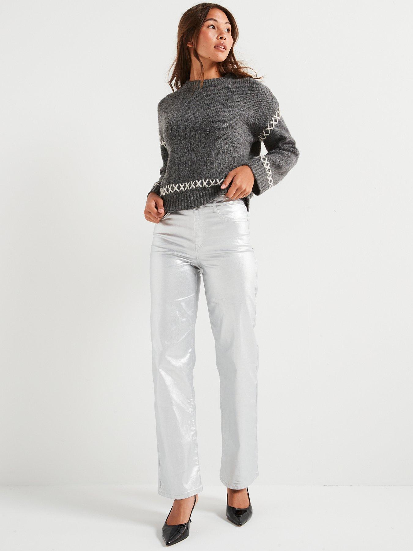 only-metallic-coated-straight-leg-jeans-silverback