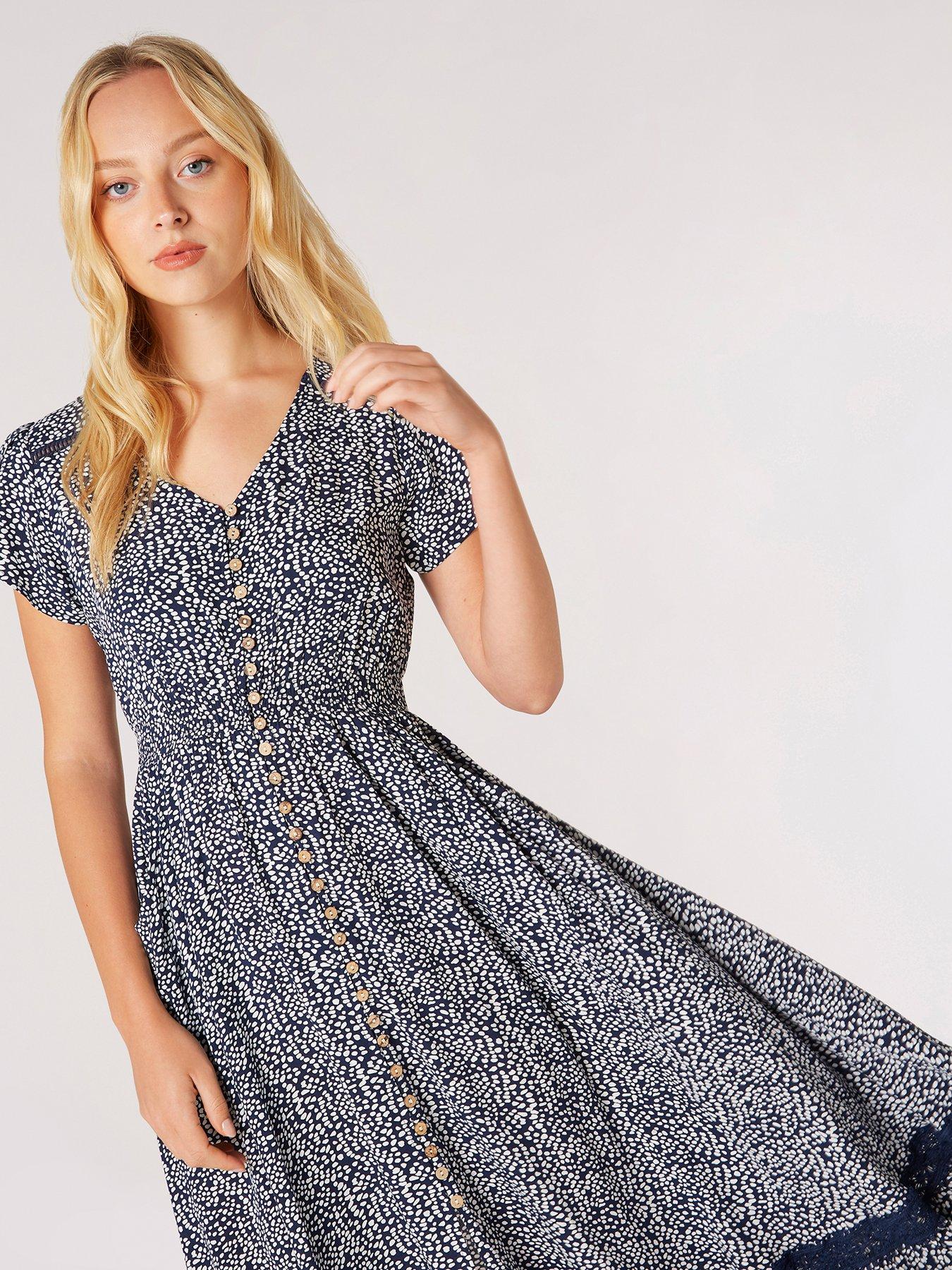 apricot-apricot-mini-dot-crochet-maxi-dress-navystillFront