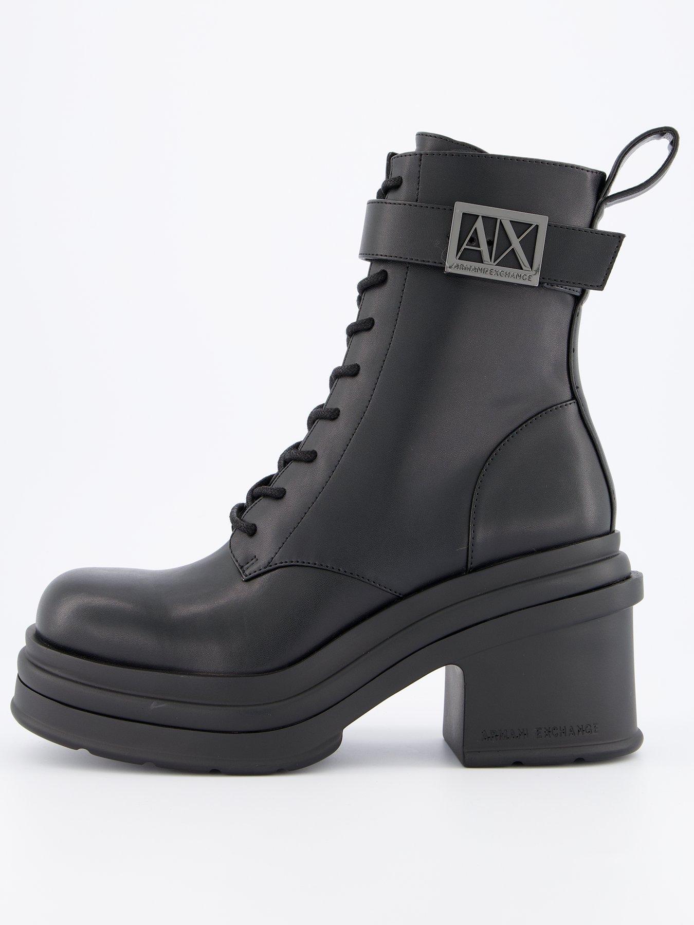 armani-exchange-lace-up-heeled-boots-black