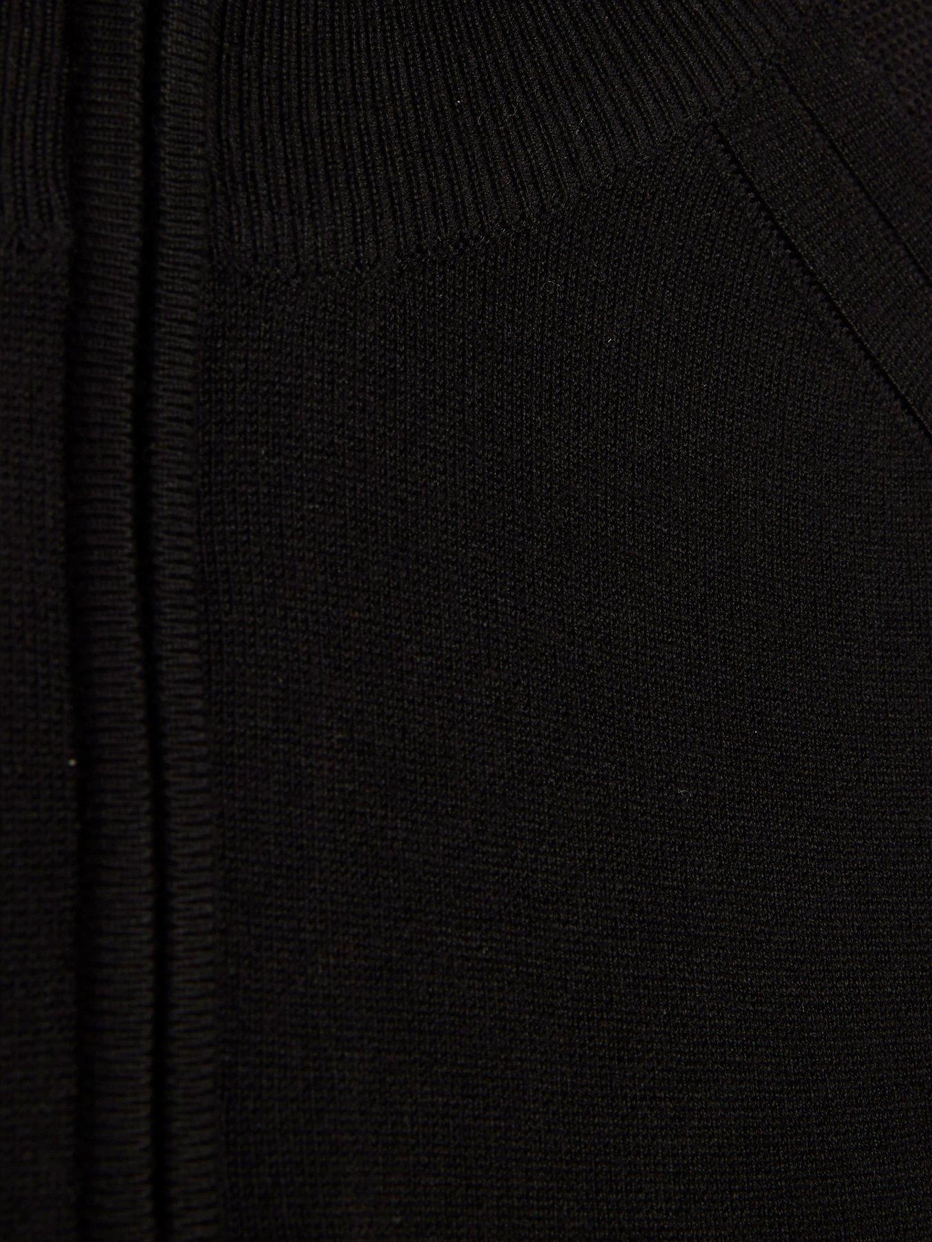 river-island-slim-viscose-half-zip-knitted-jumper-blackdetail