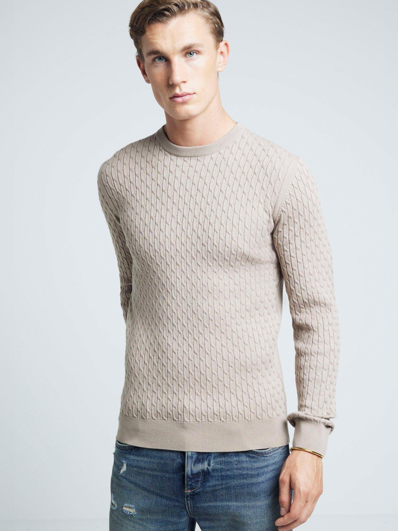 river-island-river-island-long-sleeve-muscle-cable-knitted-jumper