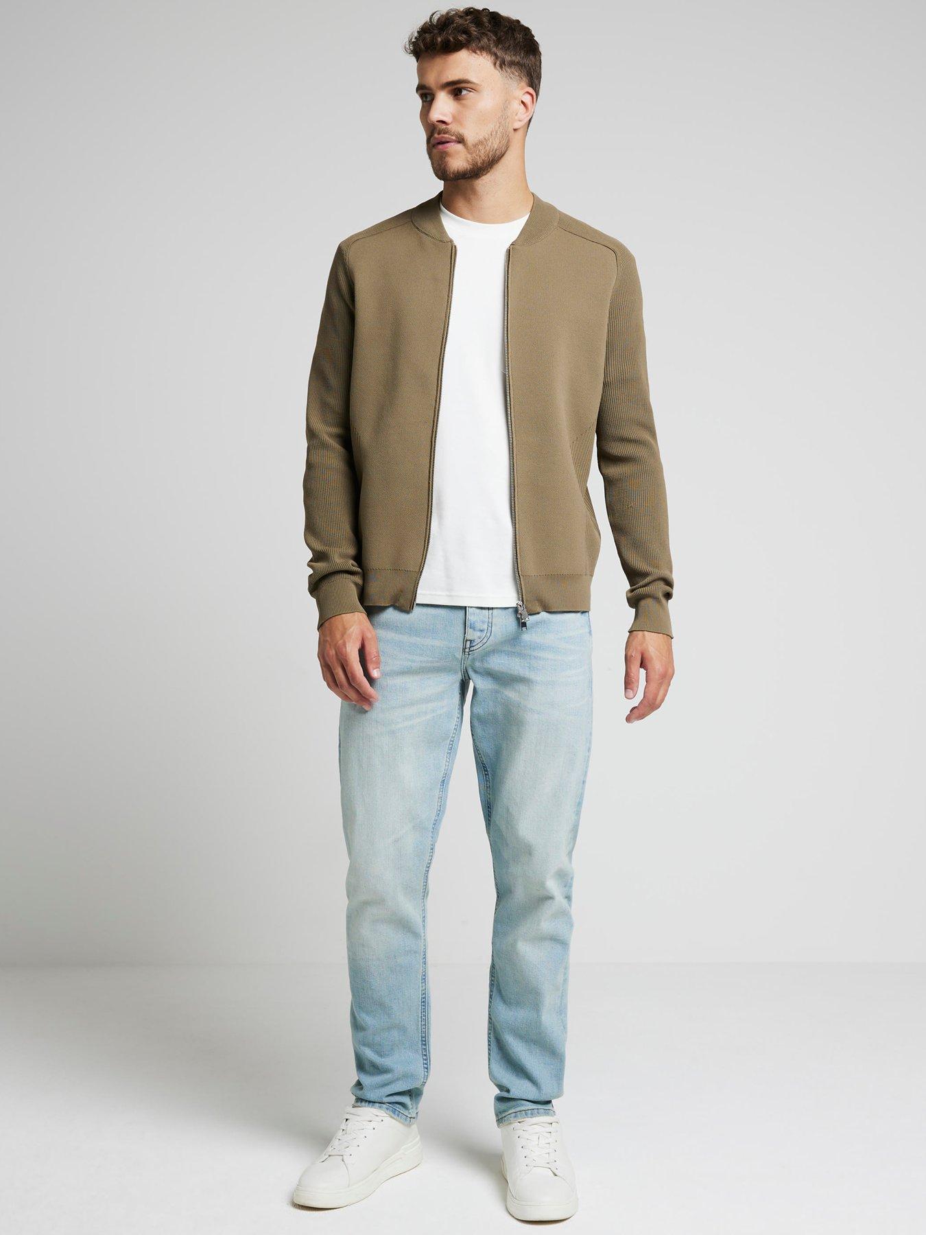 river-island-long-sleeve-knitted-bomber-jacket-greenback