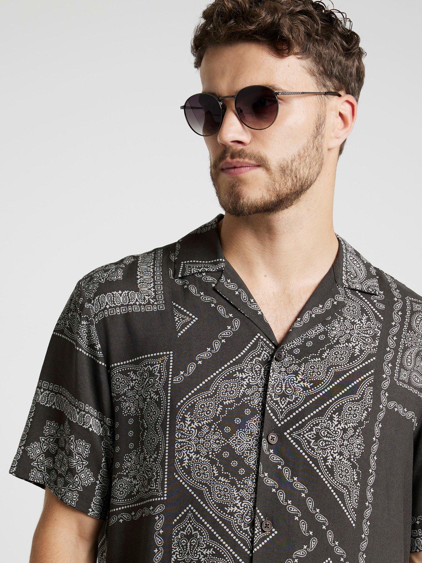 river-island-river-island-short-sleeve-bandana-print-short-shirtoutfit