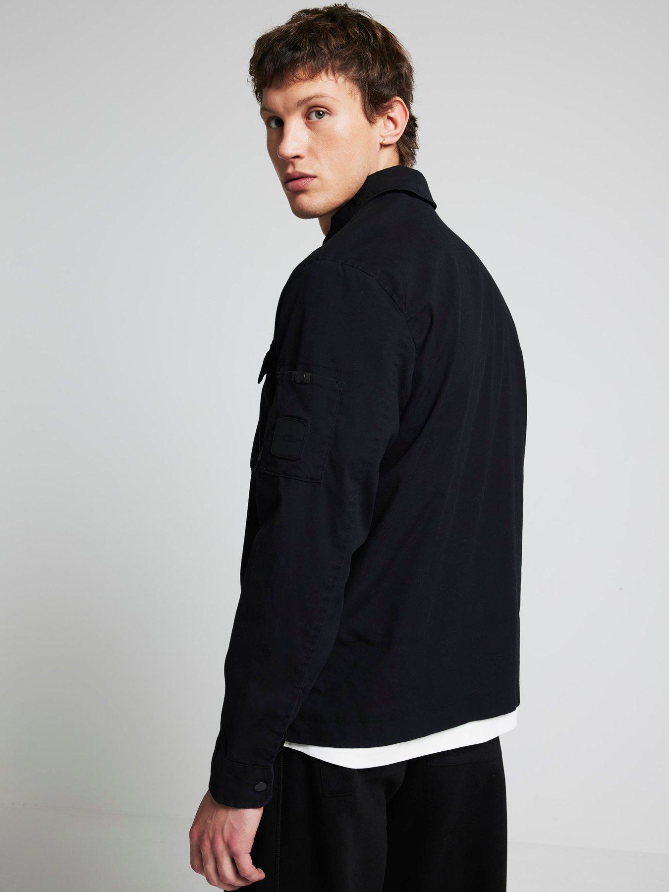 Image 2 of 6 of River Island Utility Tech Shacket - Black