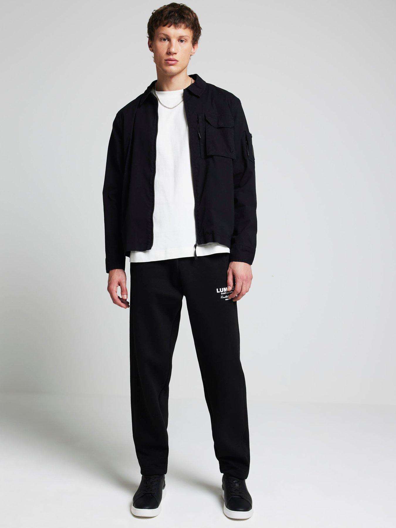 Image 3 of 6 of River Island Utility Tech Shacket - Black