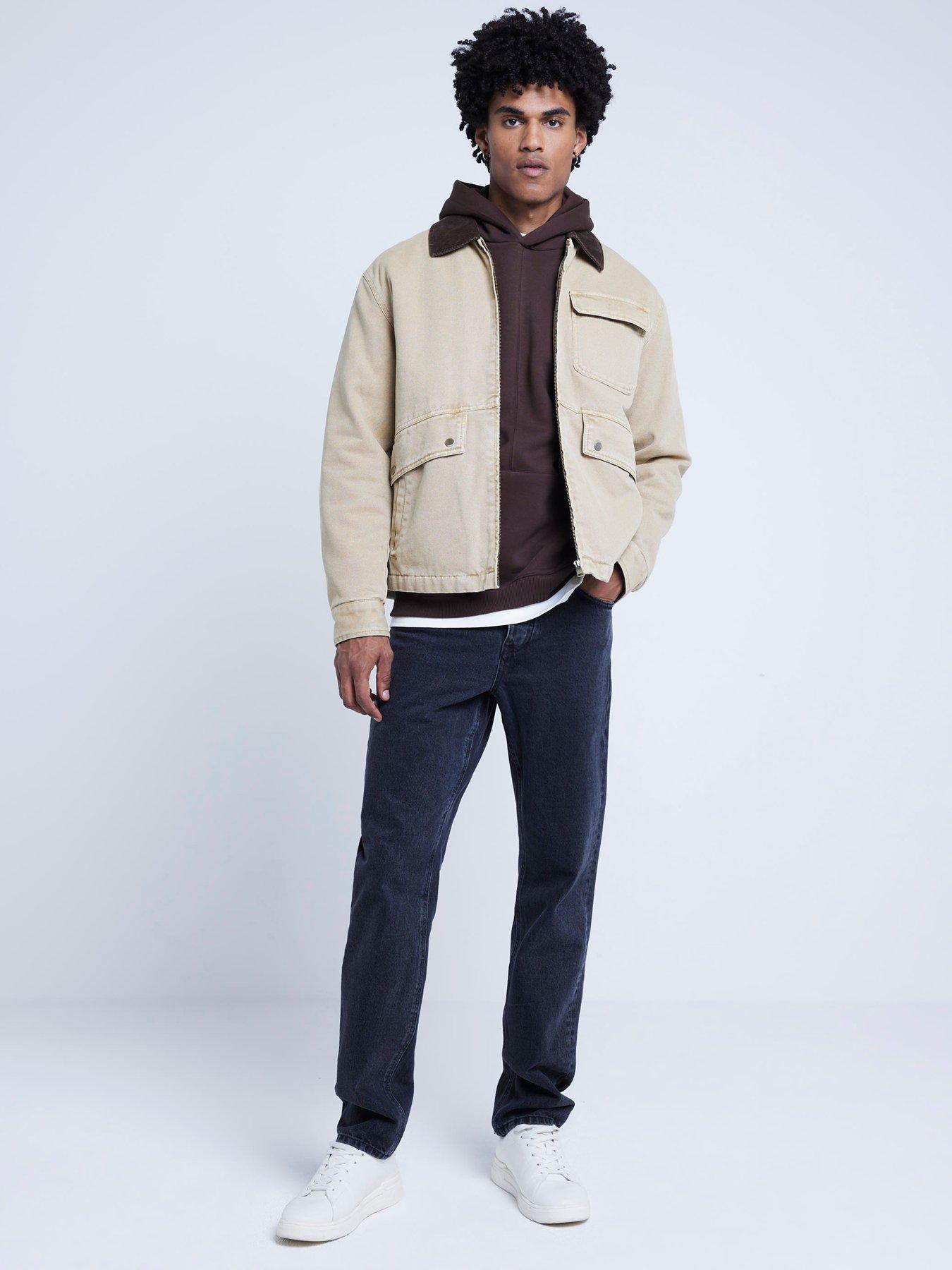 river-island-washed-worker-jacket-dark-beigeback