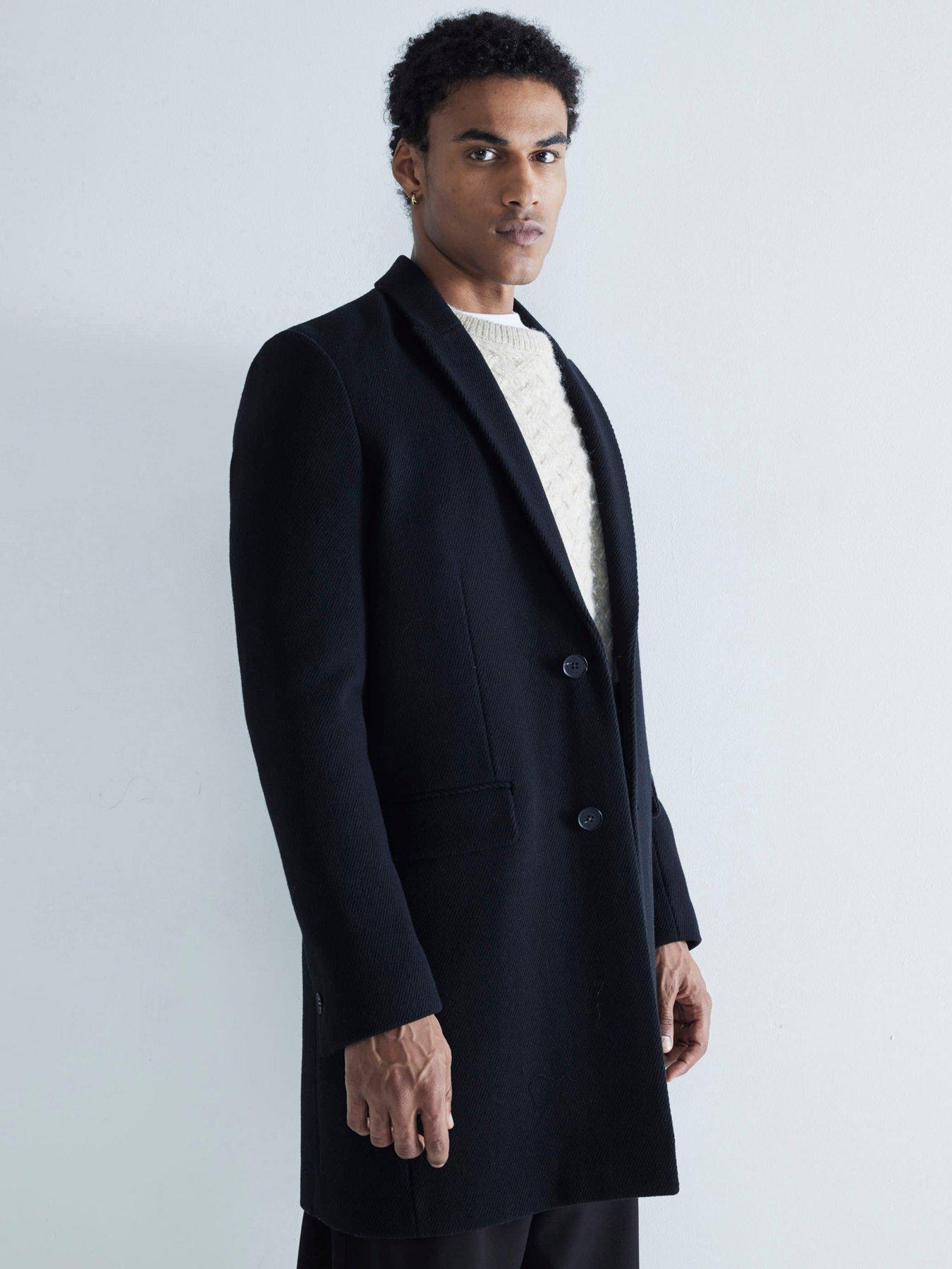 river-island-single-breasted-twill-slim-overcoat