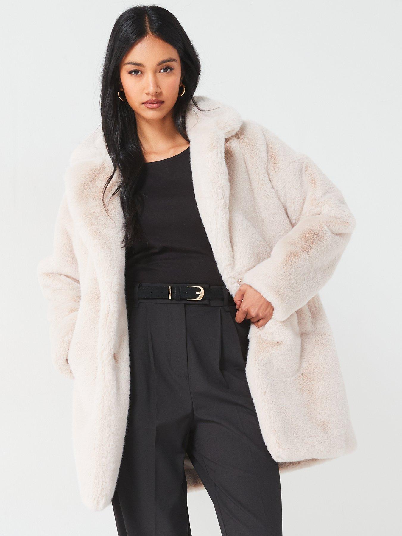 v-by-very-longline-softie-faux-fur-coat-light-beigedetail