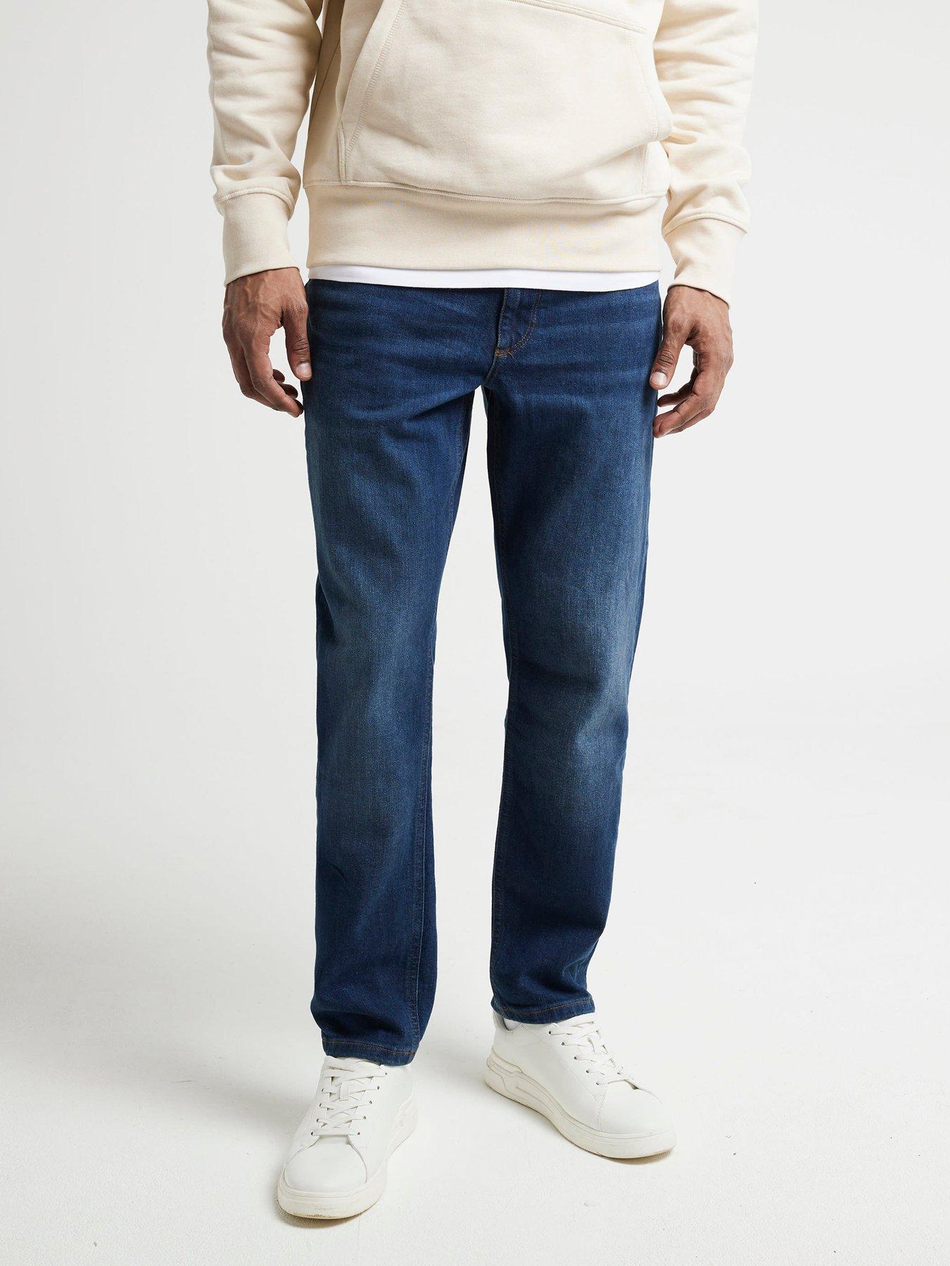 river-island-tapered-rally-jeans-dark-blue