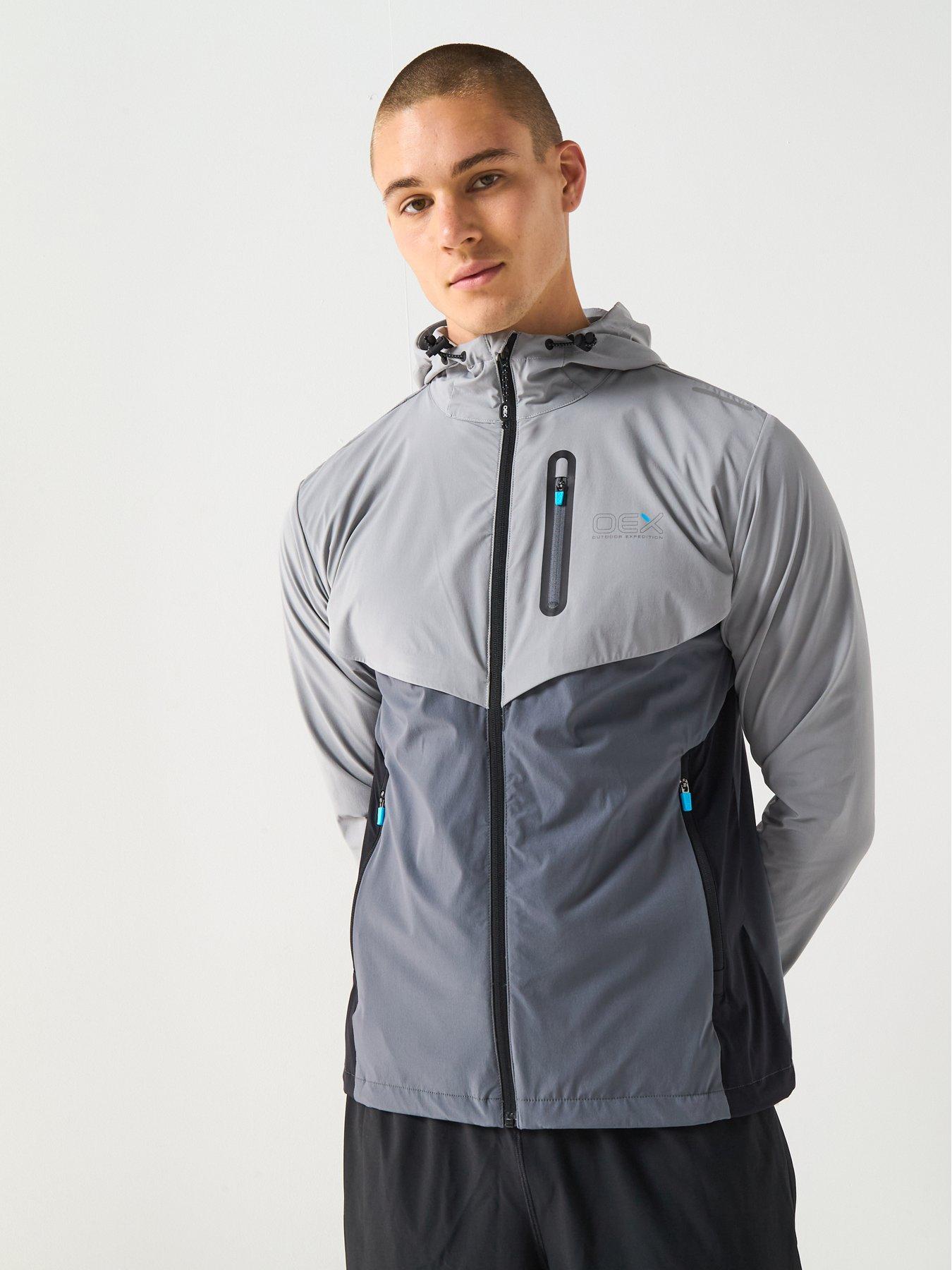Image 6 of 6 of OEX Men's Fell Track Top - Dark Grey