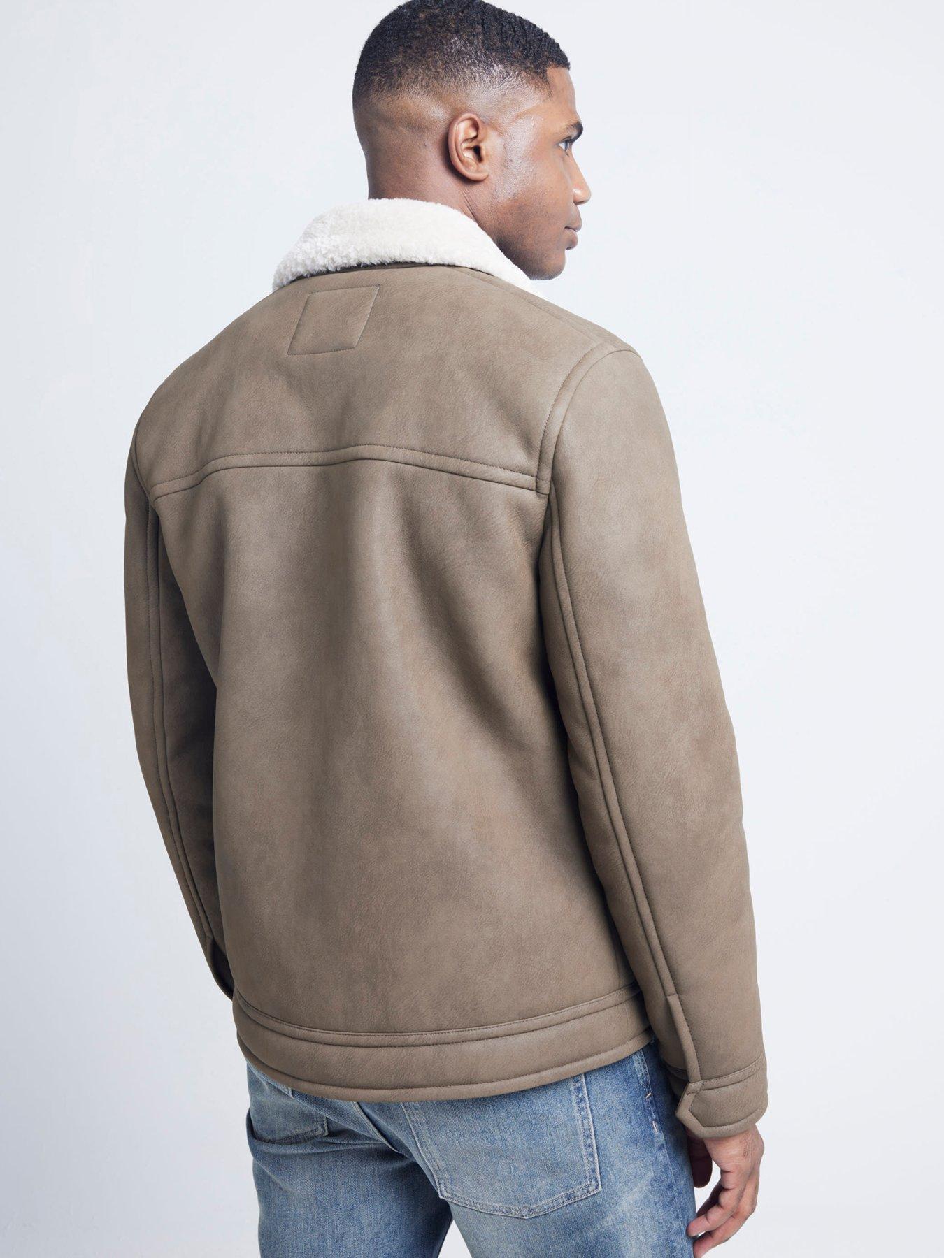 river-island-nubuck-shearling-western-jacket-beigestillFront