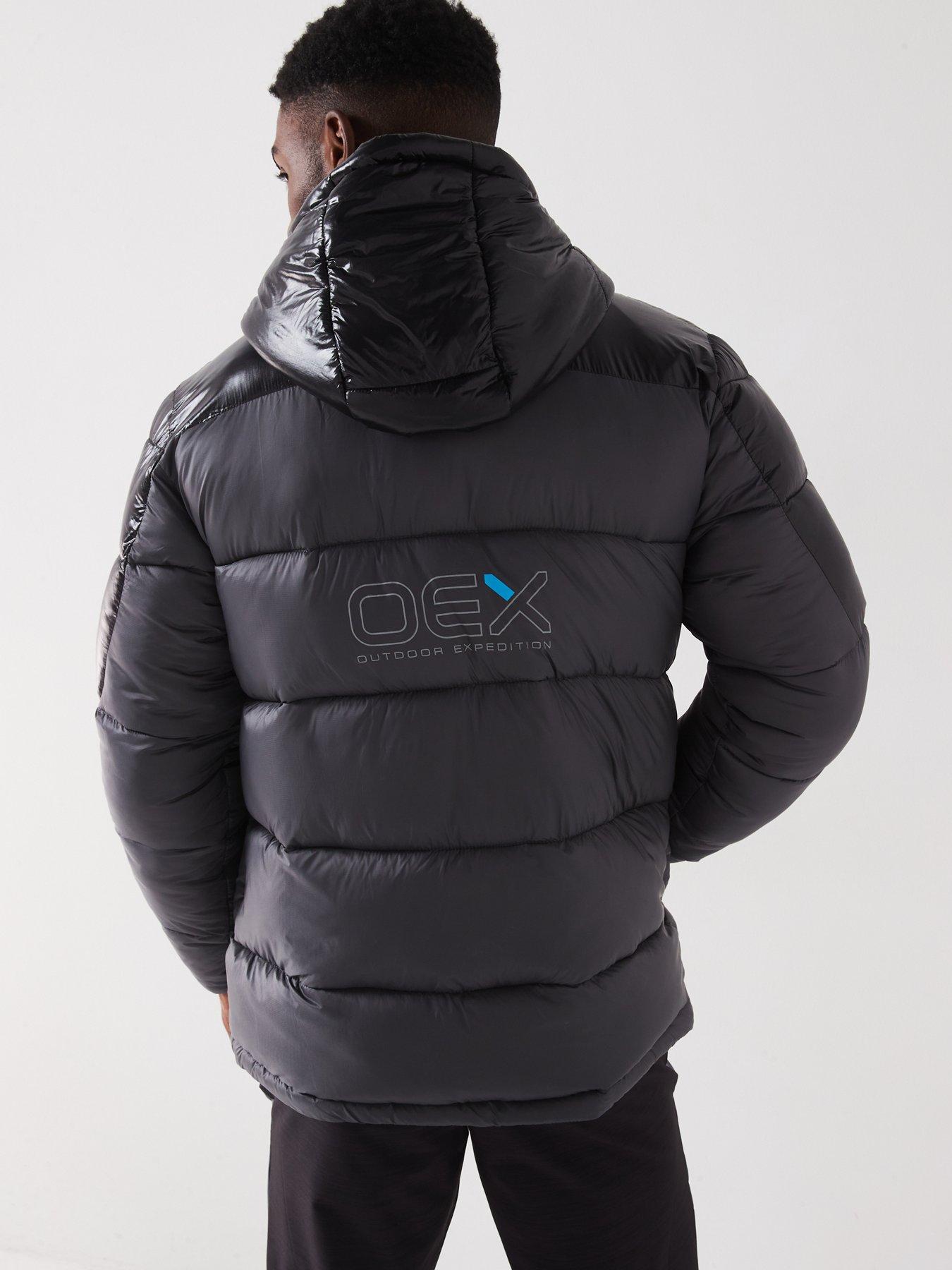 Image 2 of 6 of OEX Men's Munro Puffer Jacket - Dark Grey