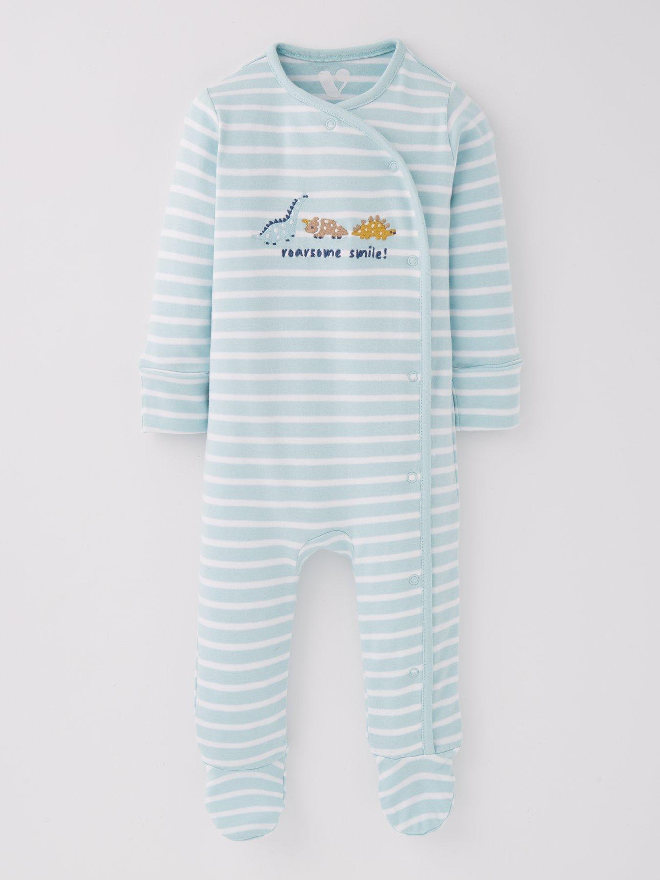 mini-v-by-very-baby-boys-3-pack-dinosaur-sleepsuitback