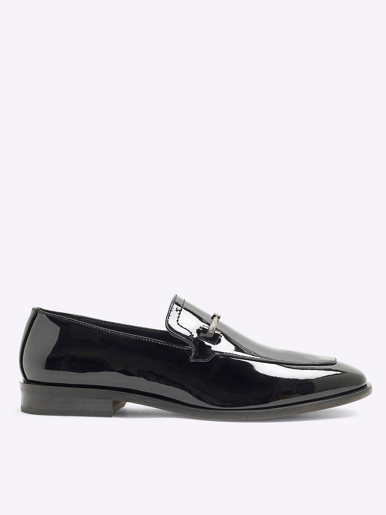 river-island-patent-snaffle-loafer