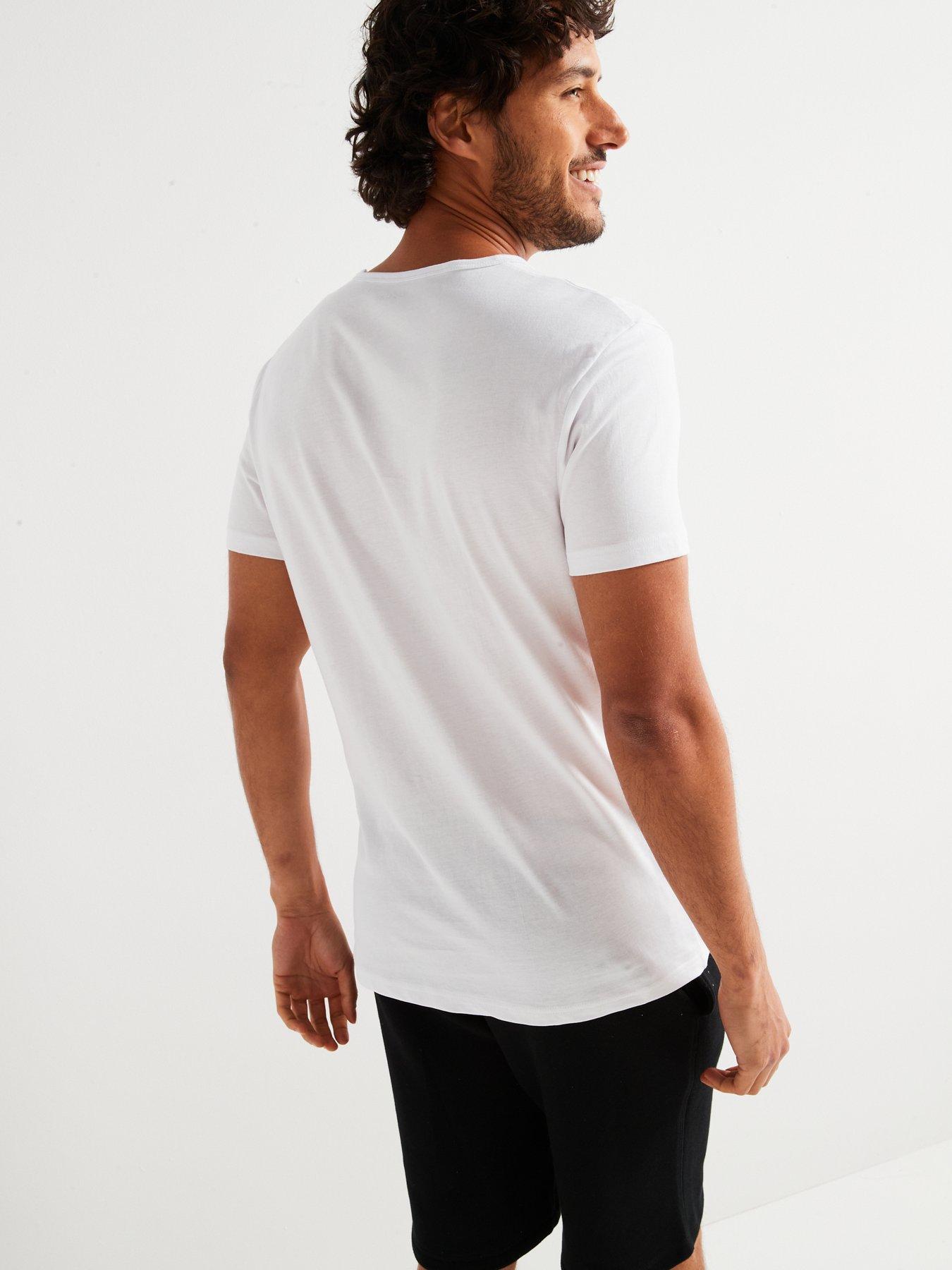 Image 3 of 6 of PS PAUL SMITH 3 Pack Left Chest T-Shirts - White