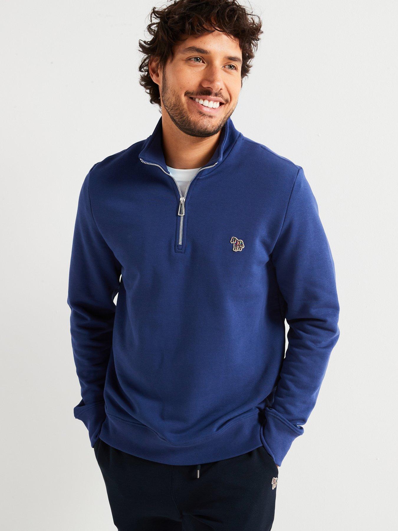 ps-paul-smith-ps-paul-smith-regular-fit-zebra-half-zip-sweat-blue