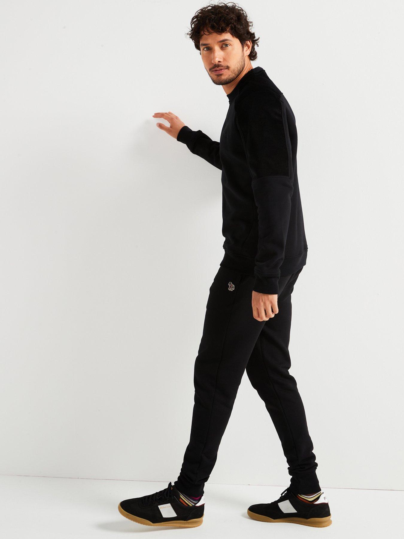 ps-paul-smith-ps-paul-smith-regular-fit-cord-shoulder-trim-crew-sweat-blackoutfit