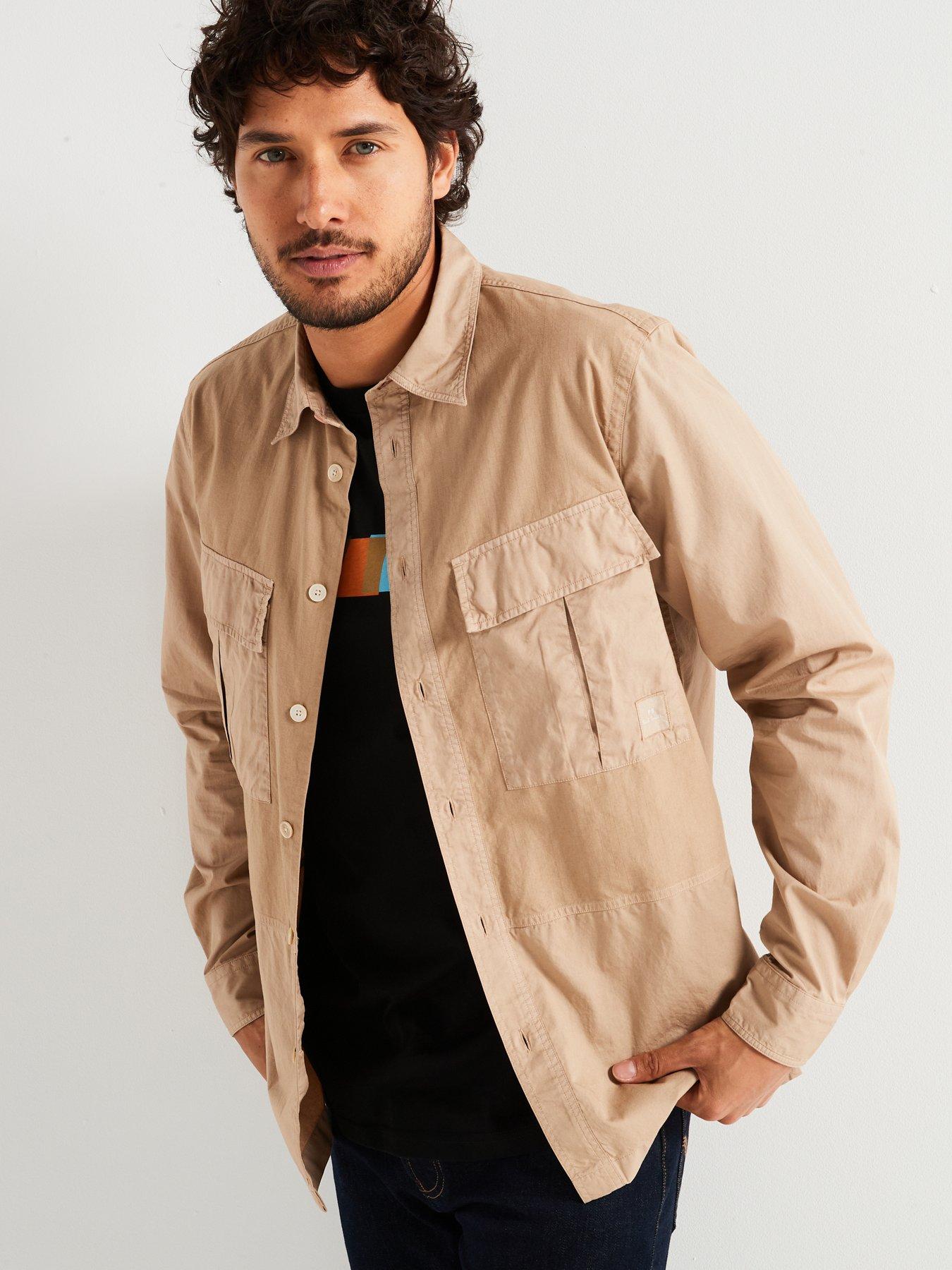 ps-paul-smith-ps-paul-smith-double-pocket-ripstop-overshirt-browndetail