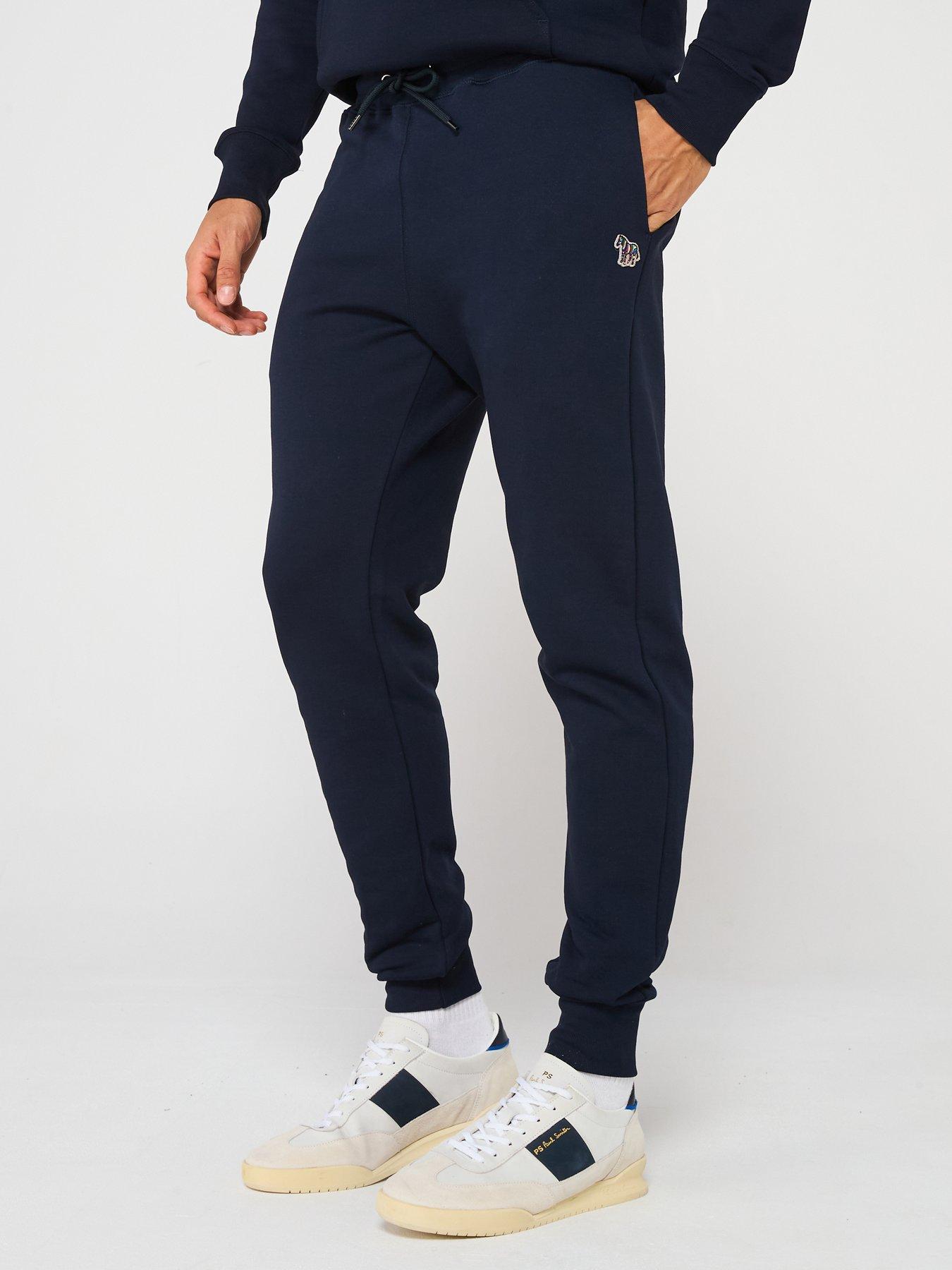 PS PAUL SMITH Slim Fit Zebra Cuff Joggers - Blue