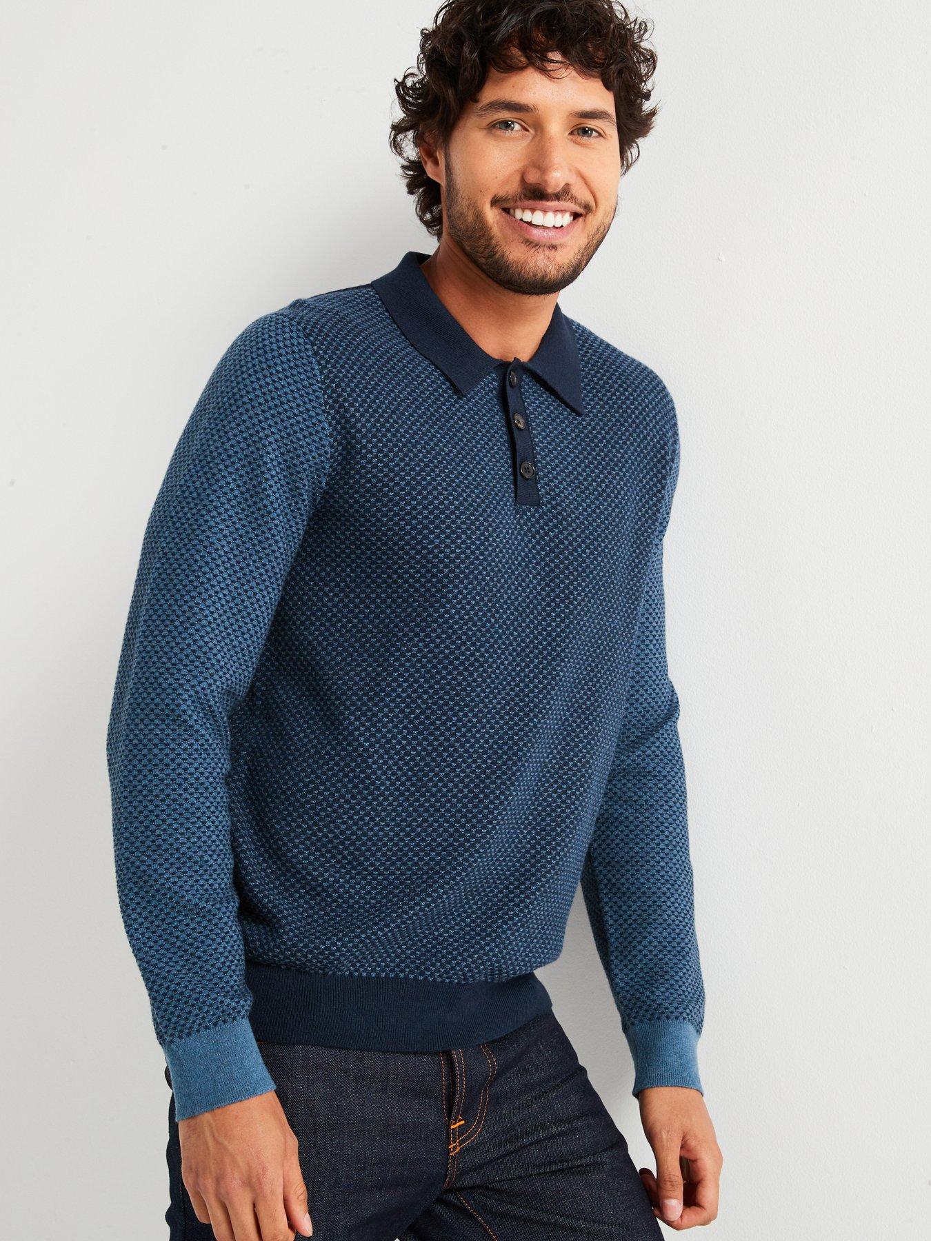 ps-paul-smith-geometric-print-long-sleeve-knitted-polo-bluedetail