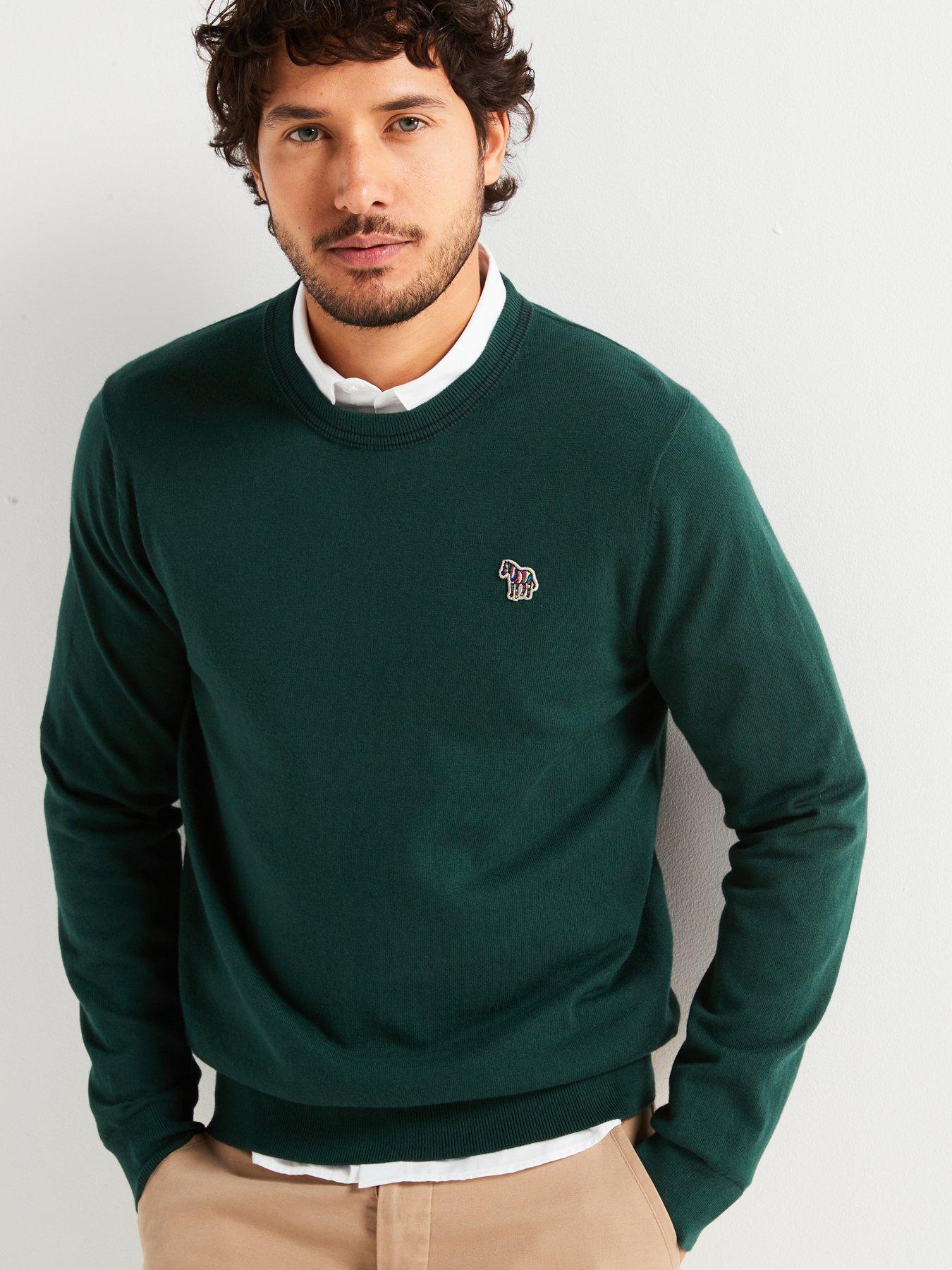 ps-paul-smith-regular-fit-zebra-knitted-jumper-green