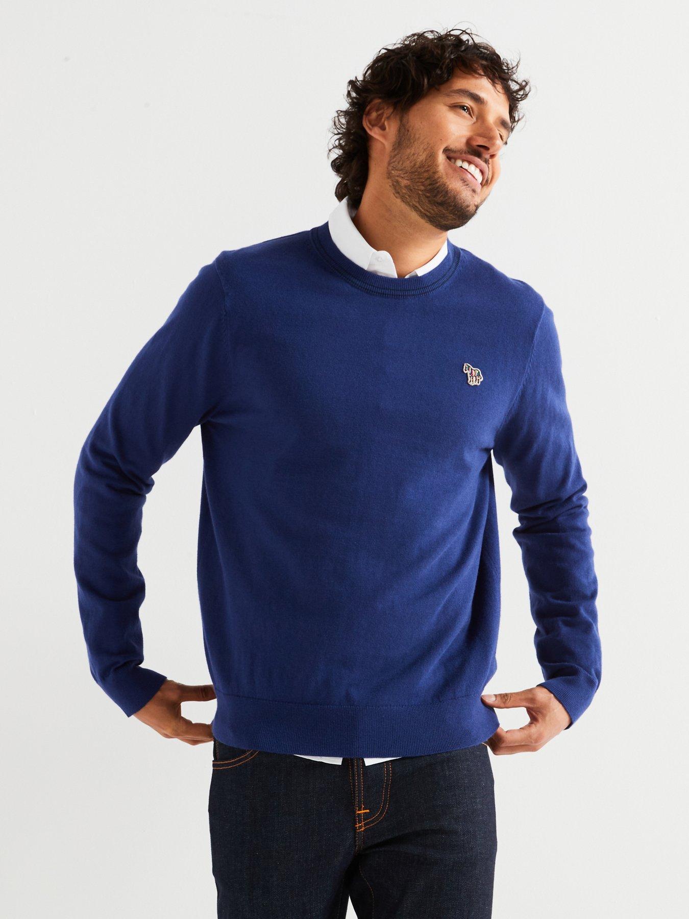 ps-paul-smith-regular-fit-zebra-knitted-jumper-blue