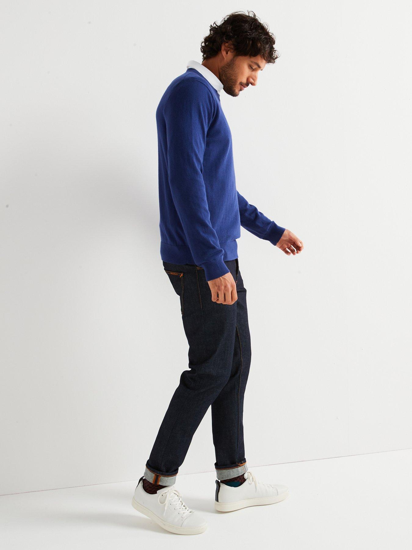 Image 4 of 6 of PS PAUL SMITH Regular Fit Zebra Knitted Jumper - Blue