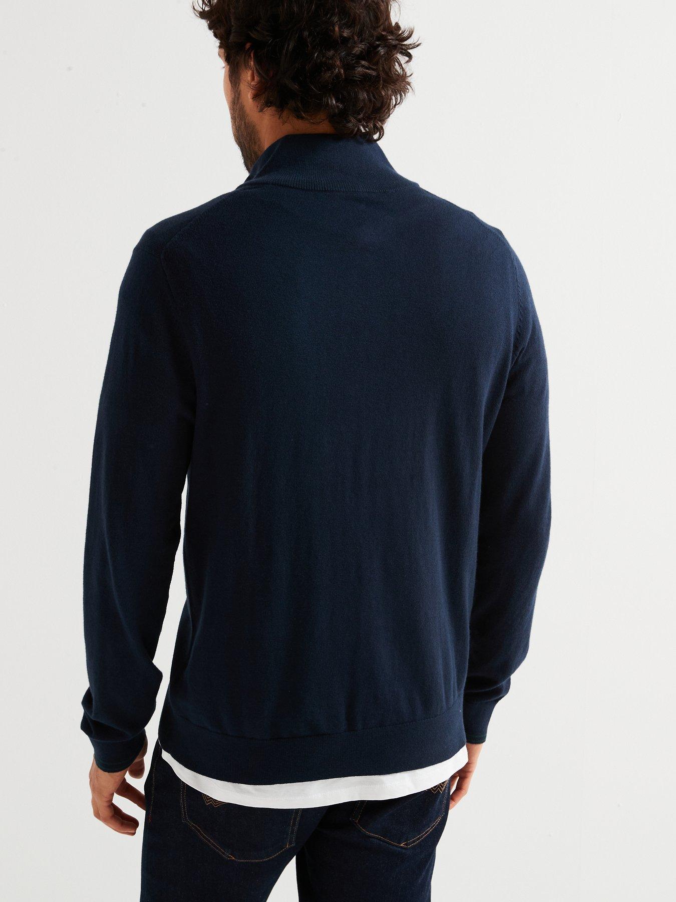 ps-paul-smith-regular-fit-zebra-half-zip-knitted-jumper-navystillFront